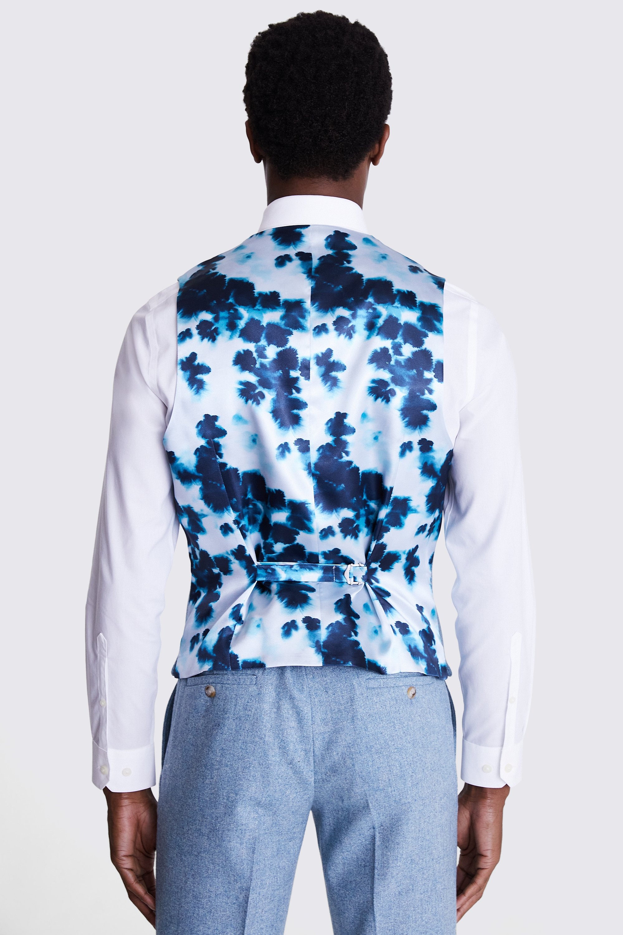 Tailored Fit Aqua Donegal Vest