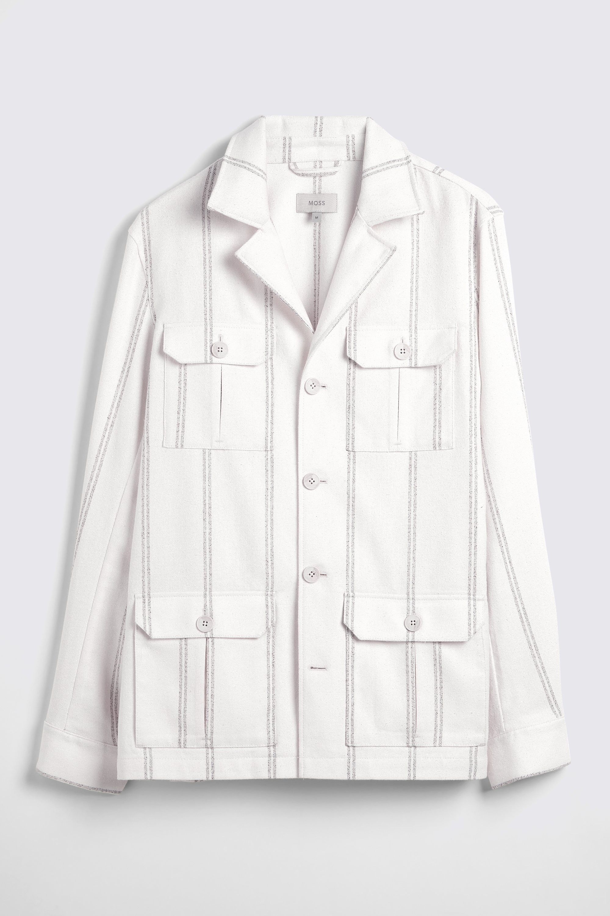 Ecru Stripe Safari Shirt