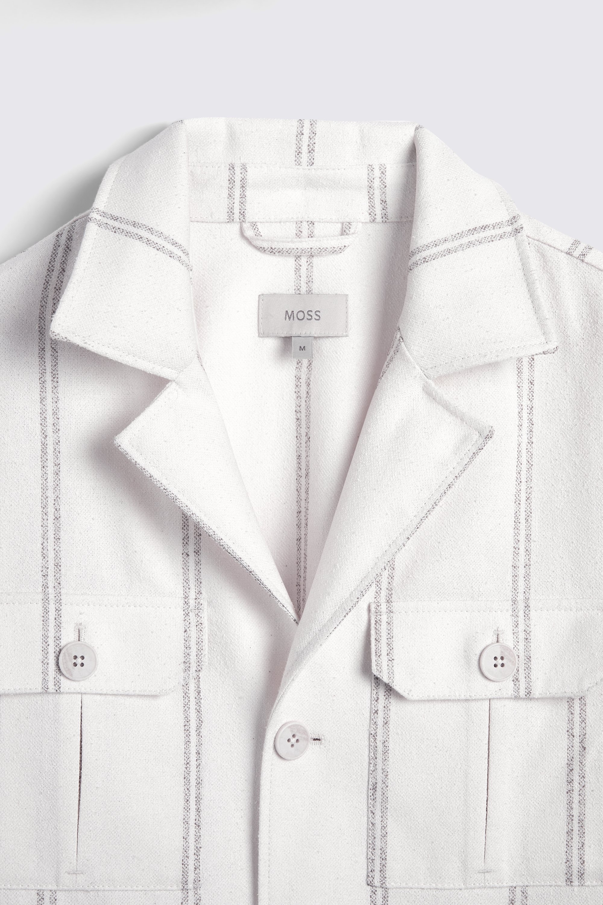 Ecru Stripe Safari Shirt