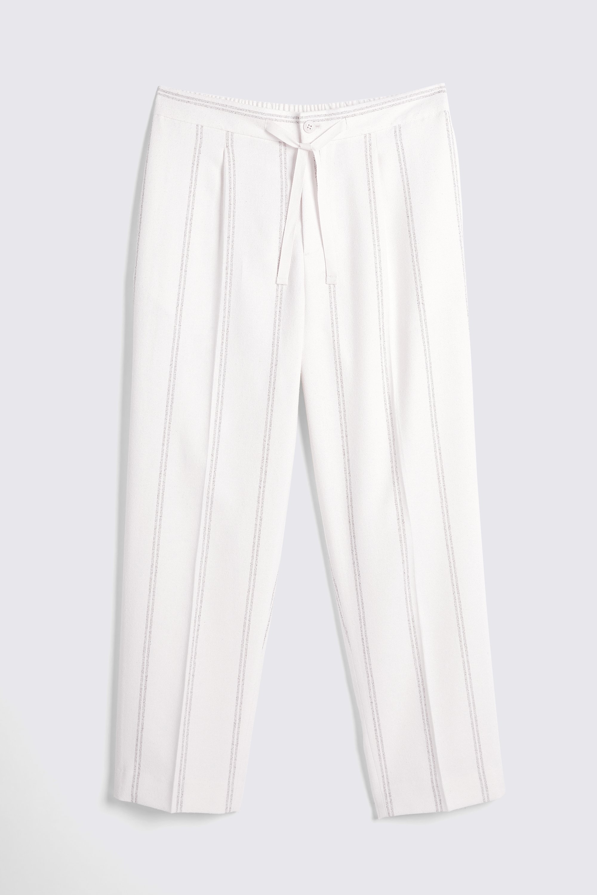 Ecru Stripe Beach Pants