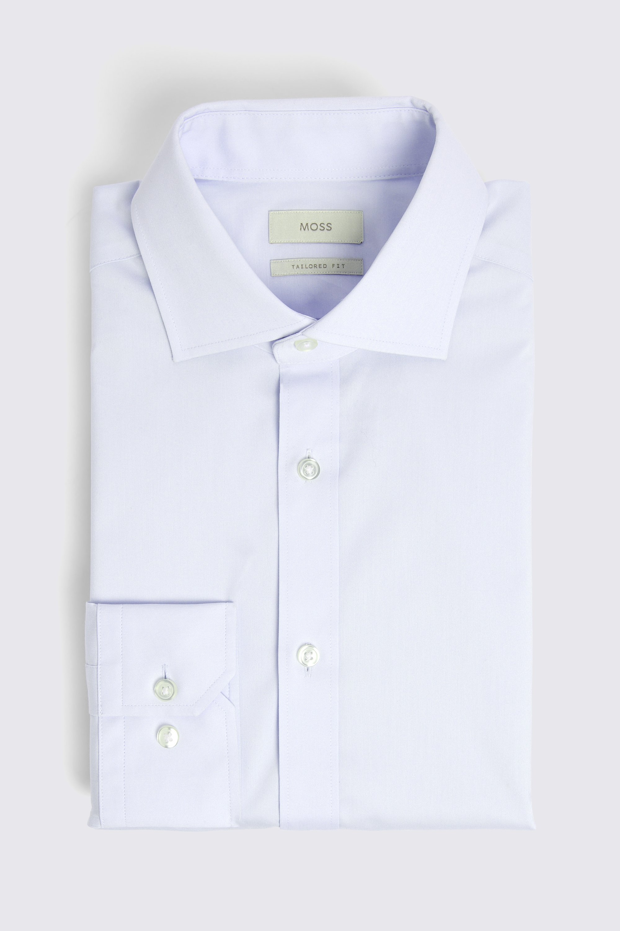 Tailored Fit Light Blue Stretch Shirt