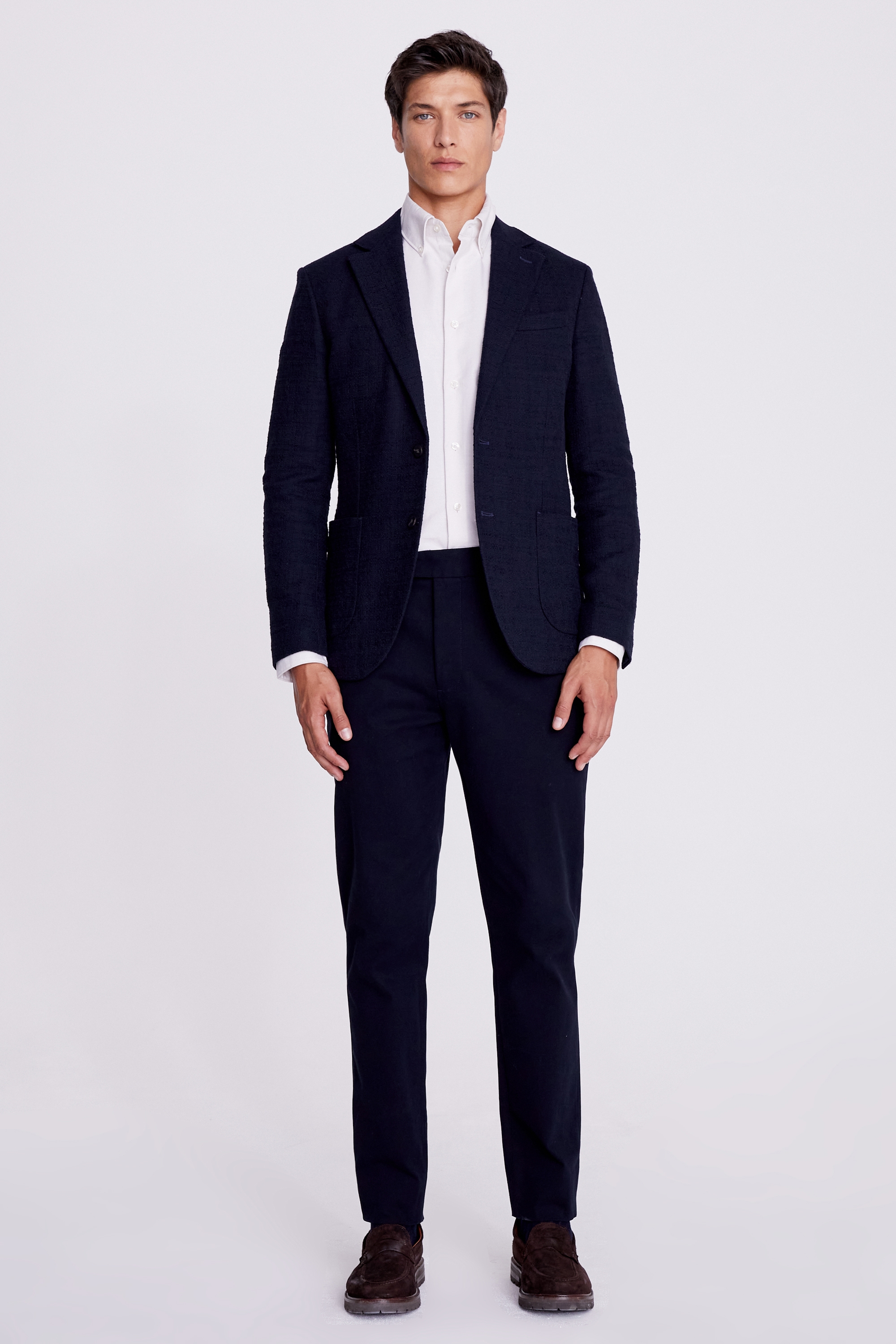 Tailored Fit Navy Hoxton Jacket