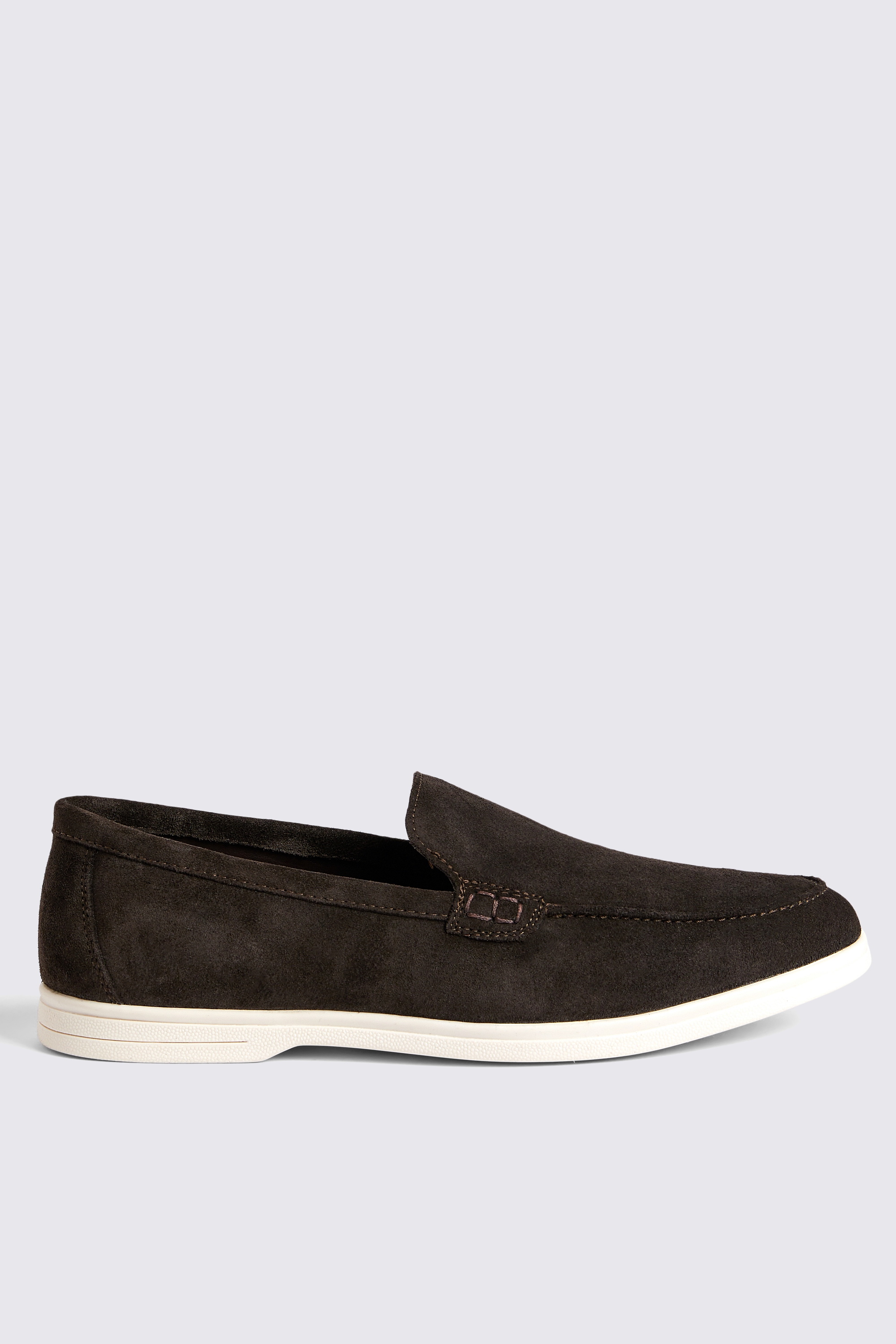 Lewisham Brown Suede Casual Loafers | Buy Online at Moss