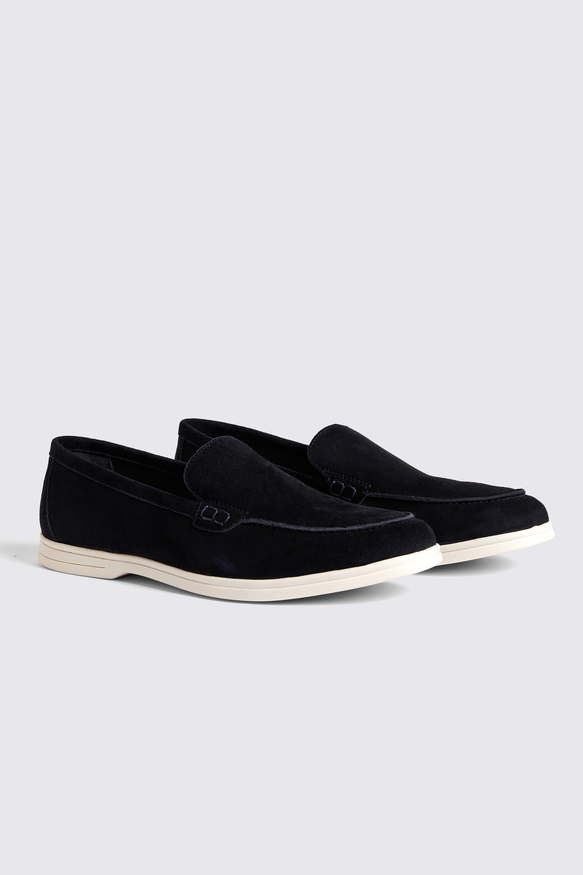 Lewisham Navy Suede Casual Loafers | Buy Online at Moss