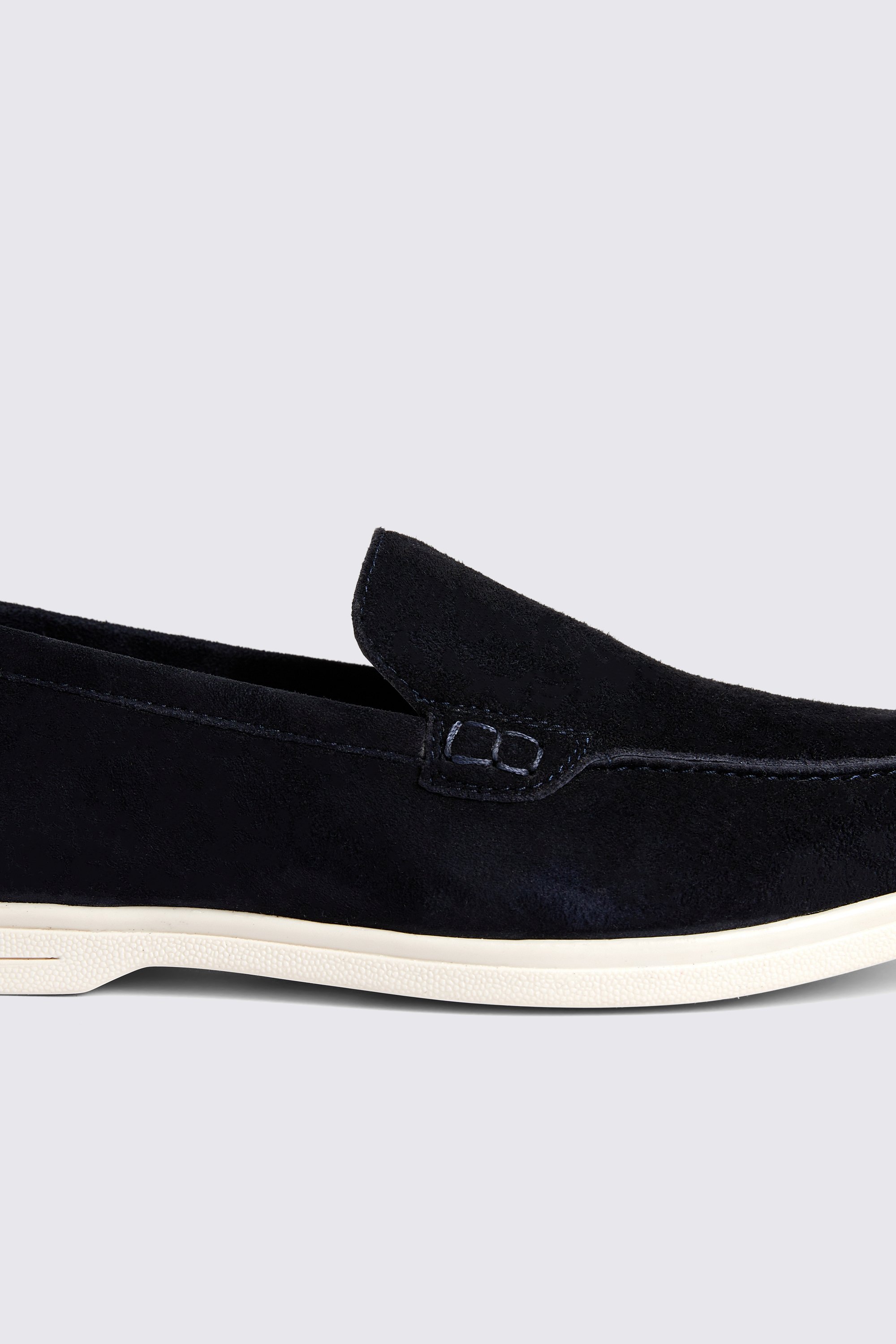 Lewisham Navy Suede Casual Loafers | Buy Online at Moss