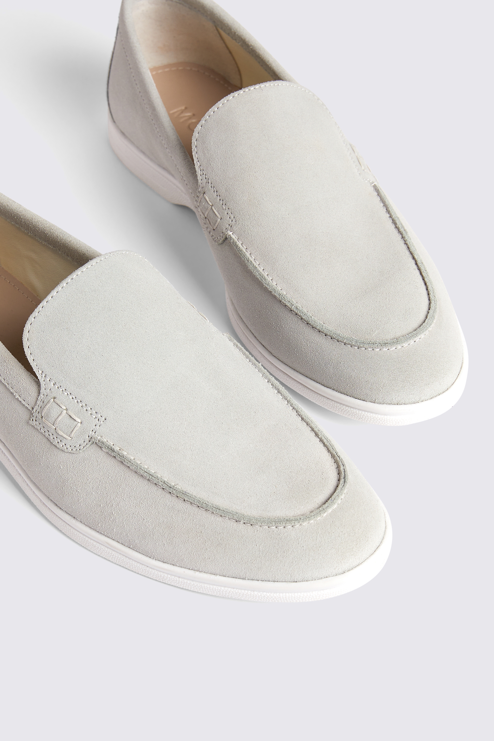 Lewisham Ivory Suede Casual Loafers