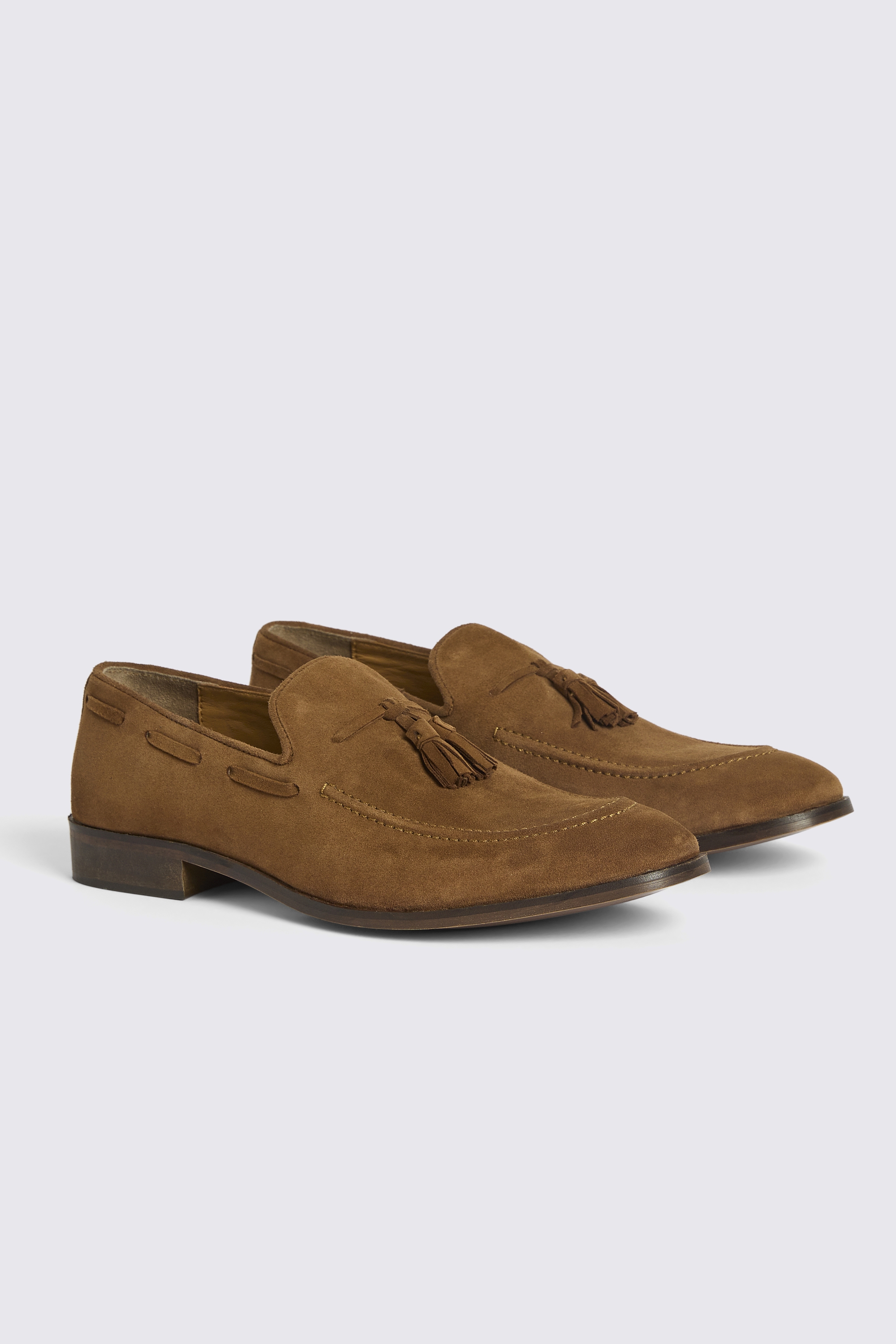 Highgate Tan Suede Tassel Loafer | Buy Online at Moss