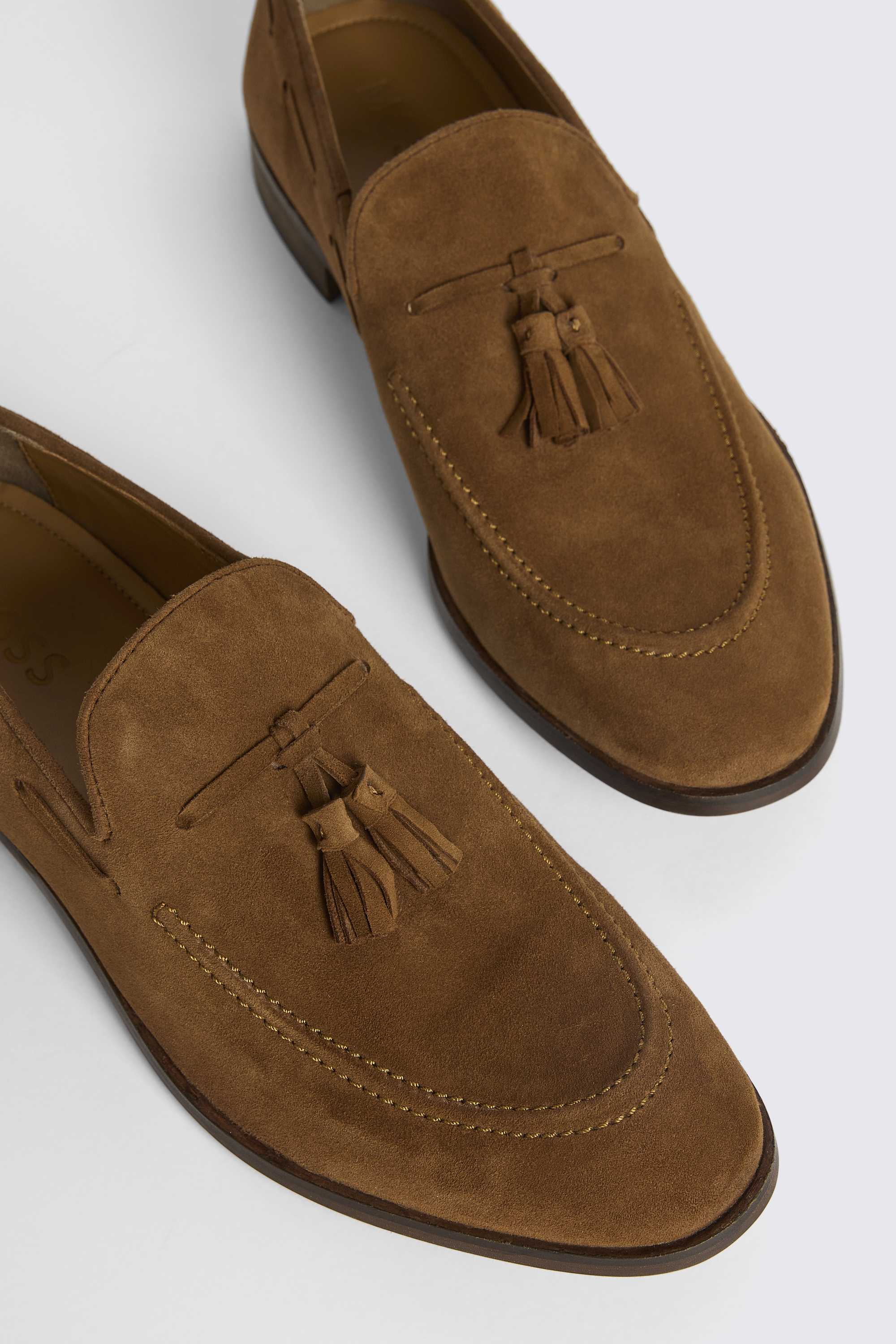 Highgate Tan Suede Tassel Loafers