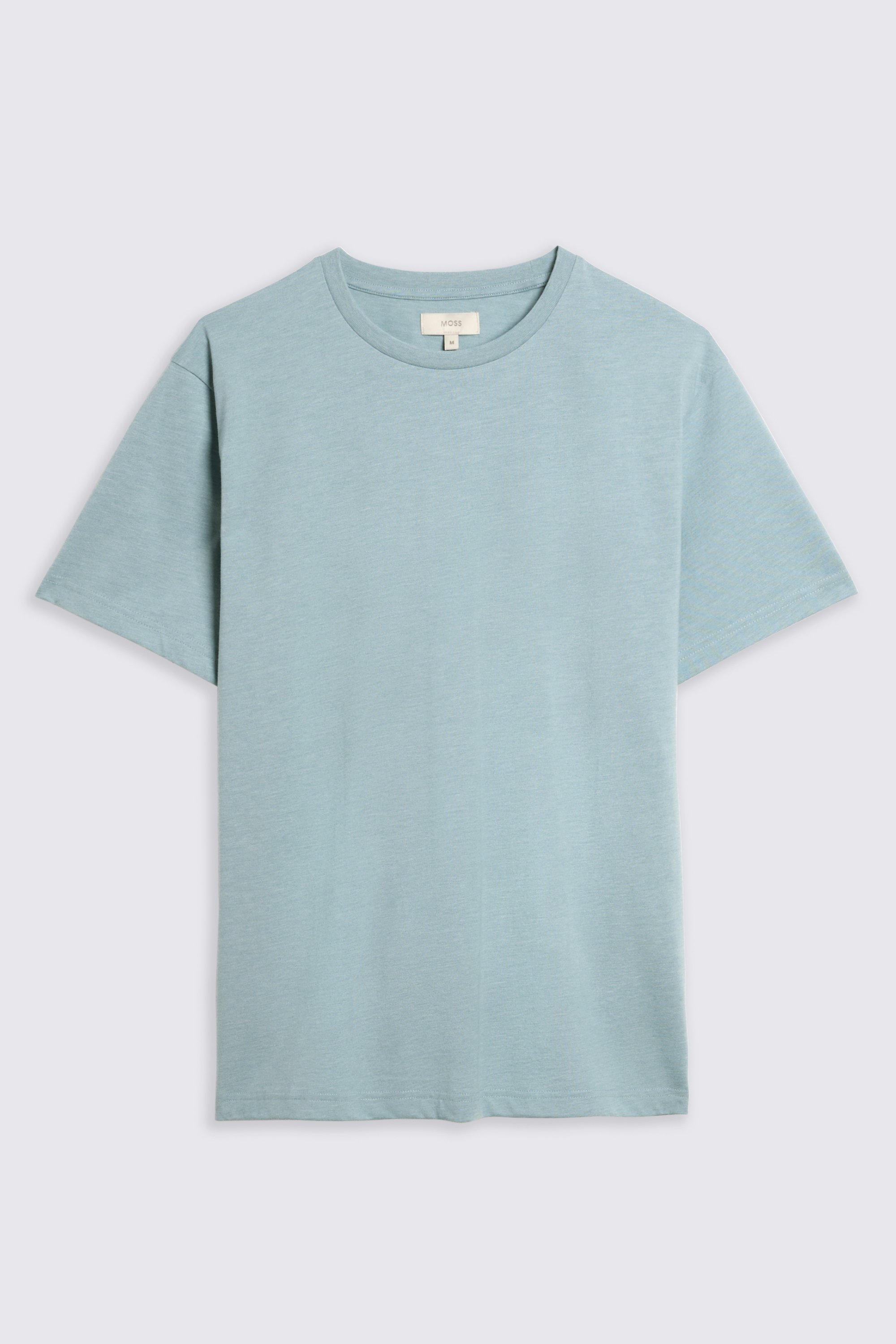 Teal Melange Crew-Neck T-Shirt