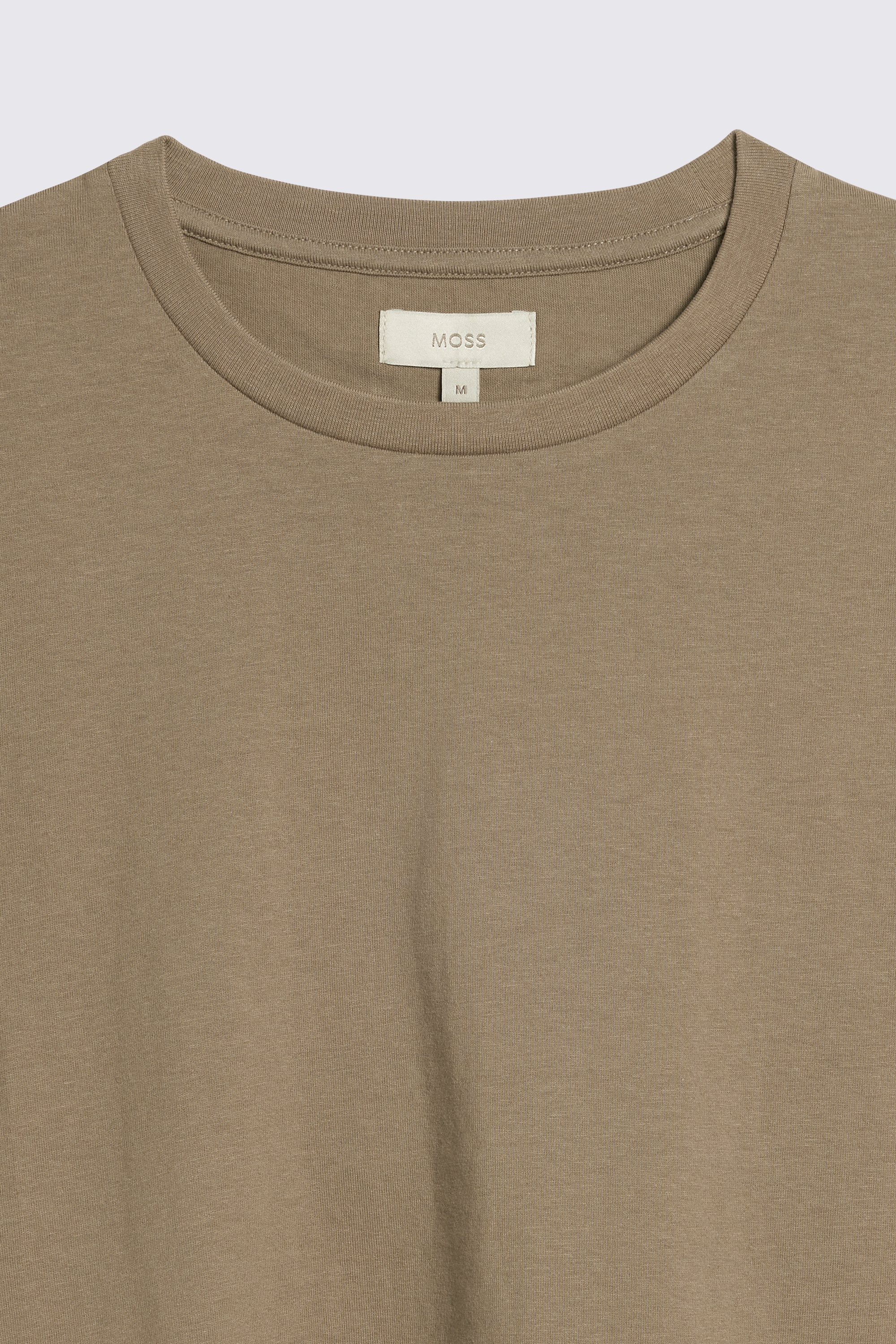 Taupe Crew-Neck T-Shirt