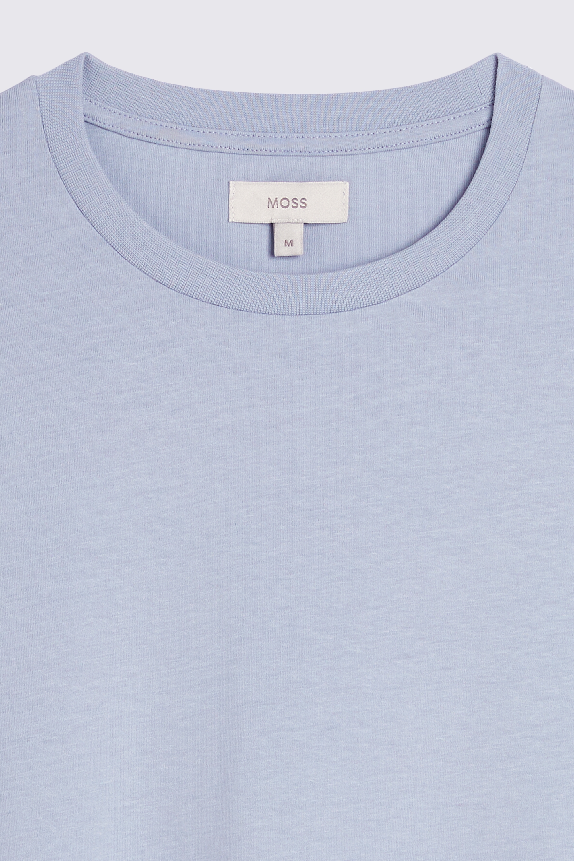 Light Blue Crew-Neck T-Shirt | Buy Online at Moss
