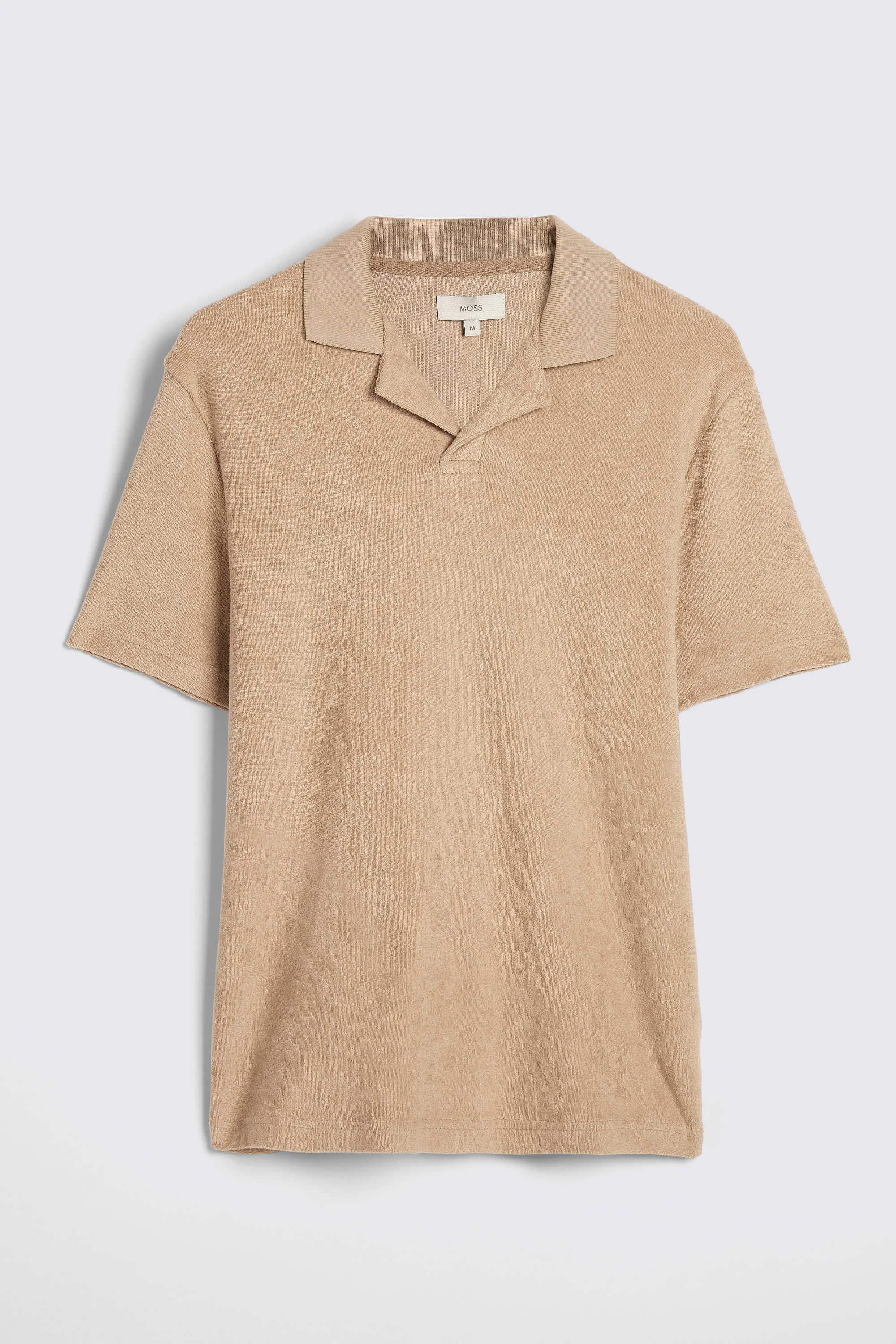 Camel Terry Towelling Skipper Polo