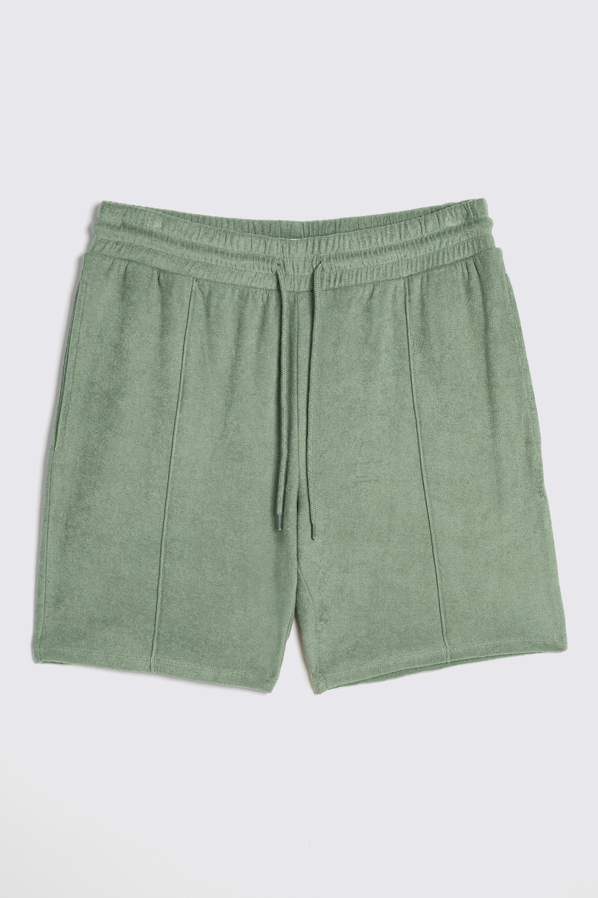 Sage Terry Towelling Shorts