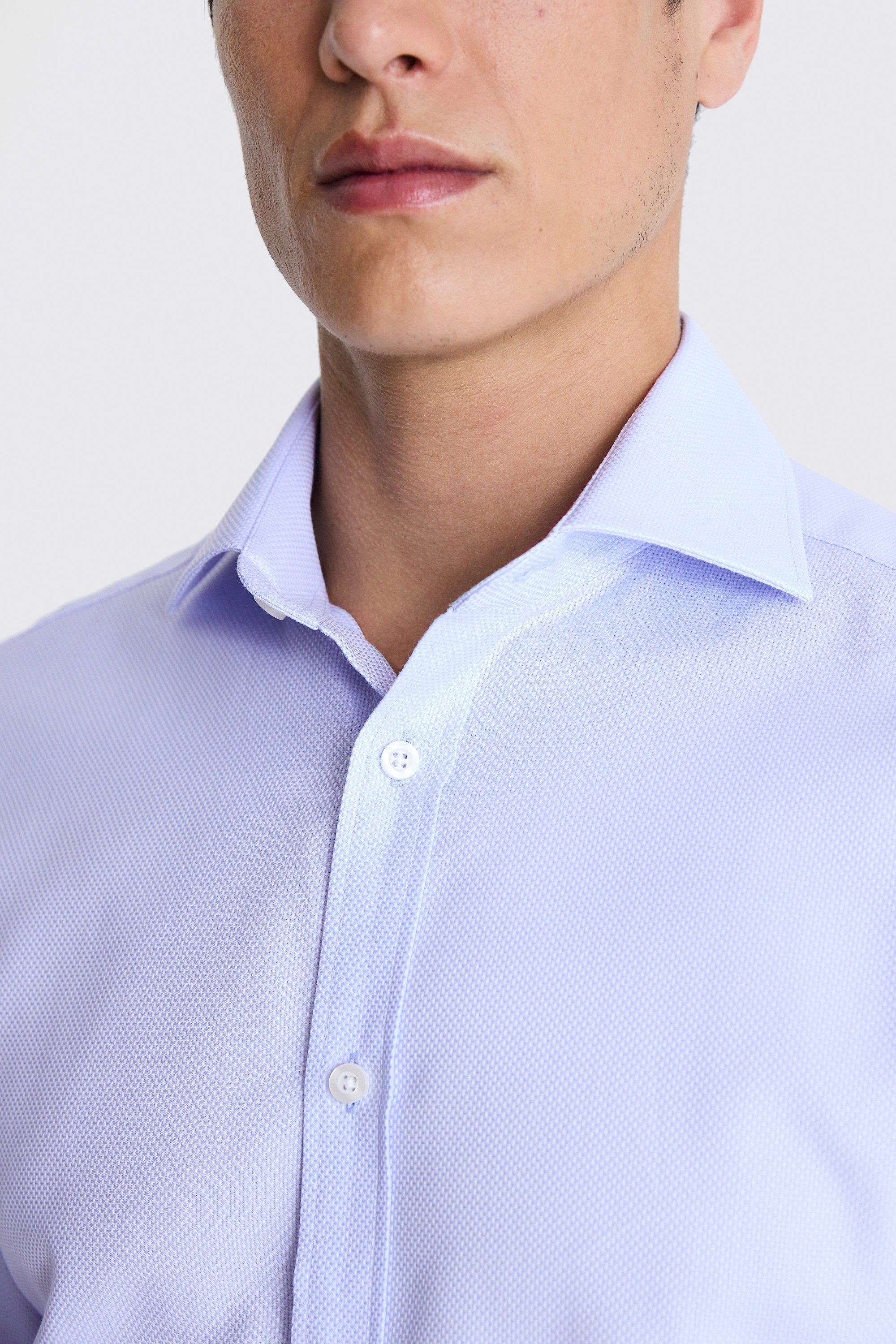 Tailored Fit Sky Dobby Shirt