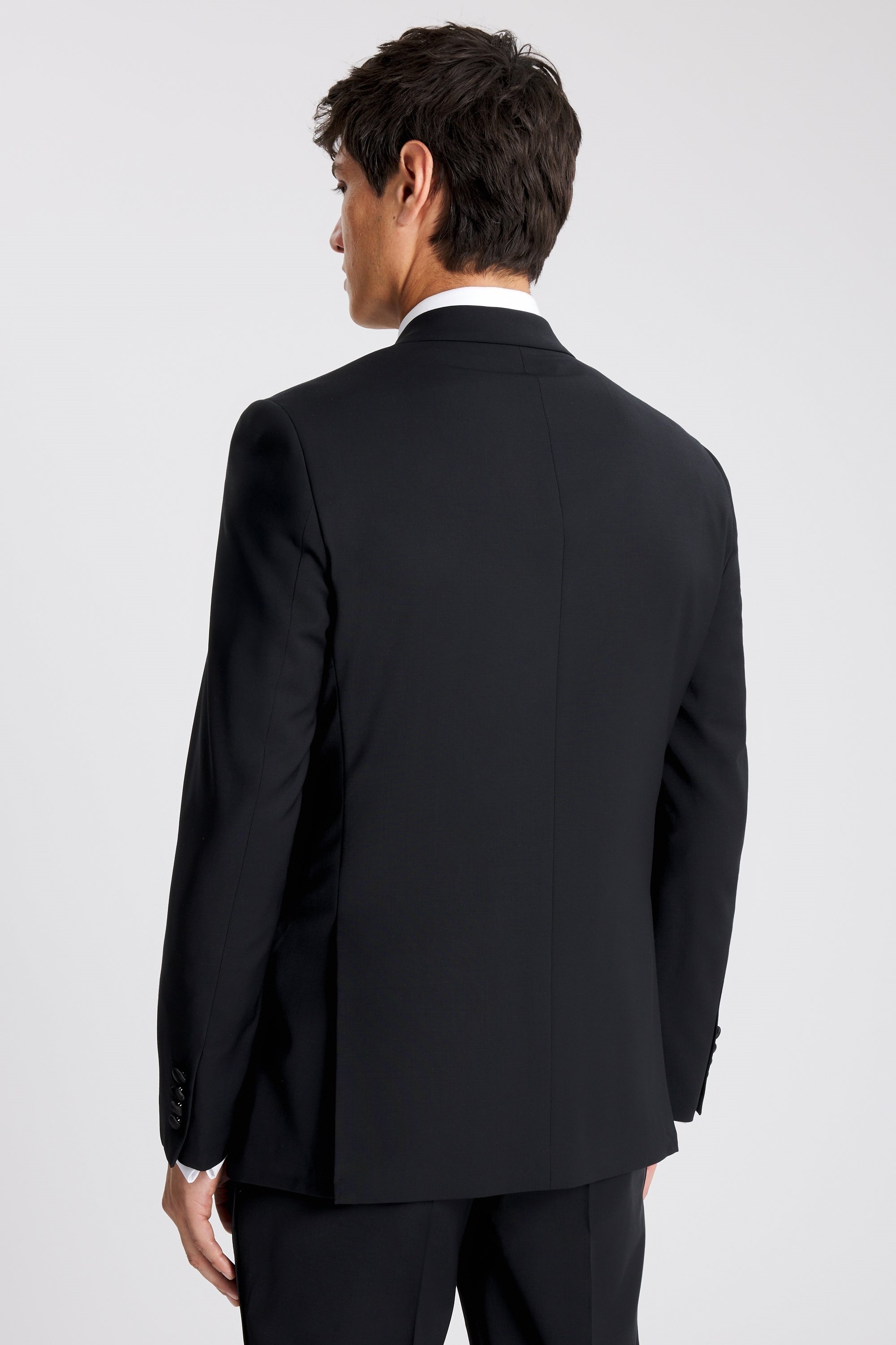 Regular Fit Black Notch Lapel Tuxedo