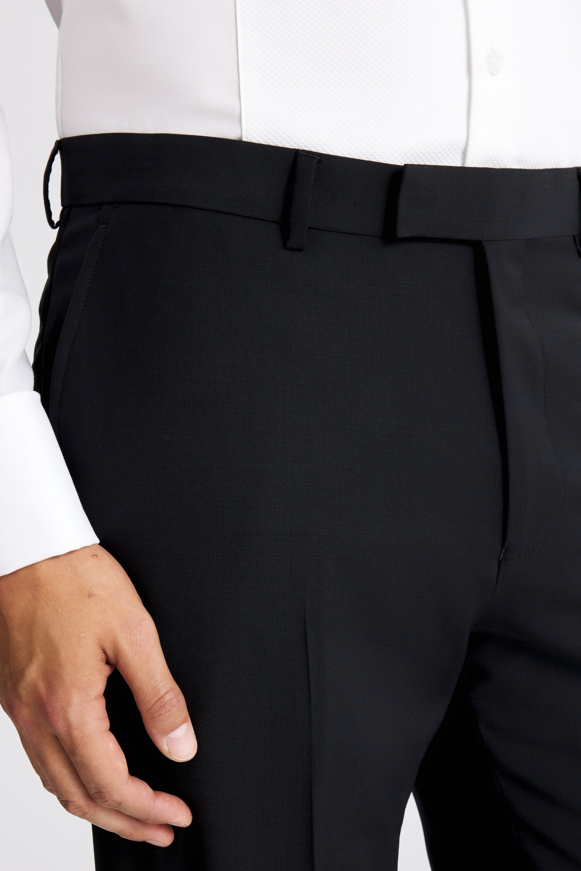 Regular Fit Black Dress Pants