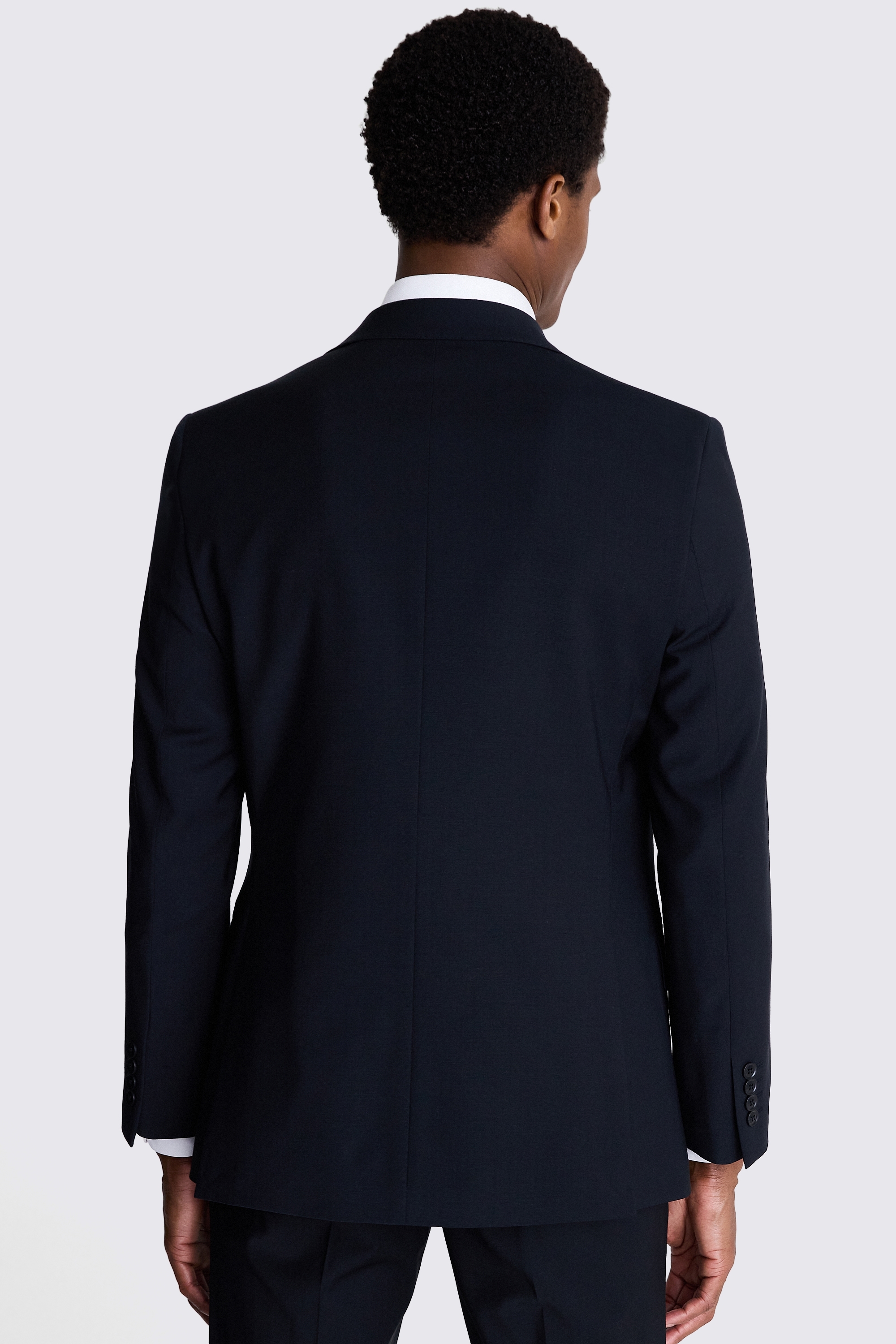 Tailored Fit Black Performance Jacket