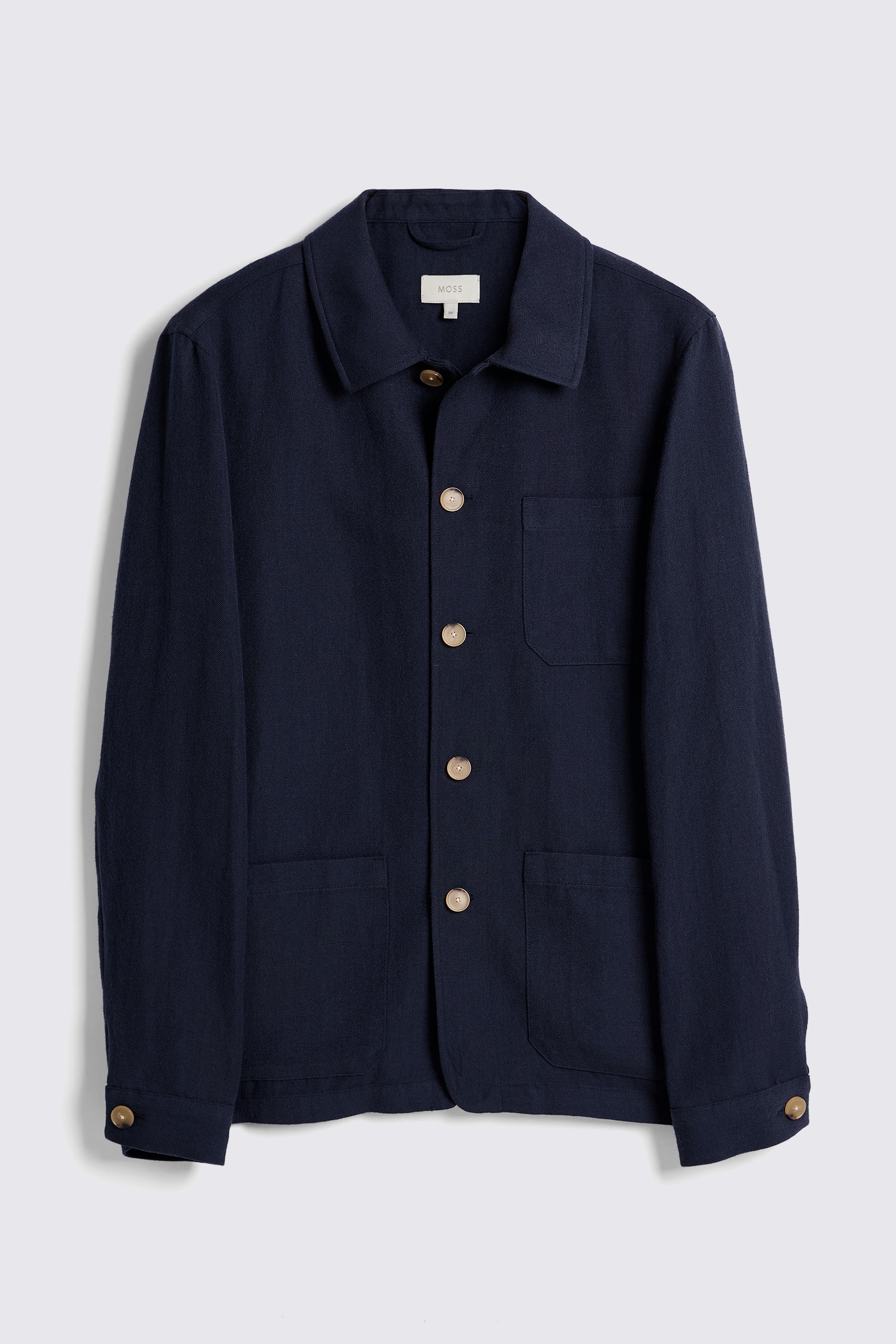 Charcoal Wool Linen Shacket