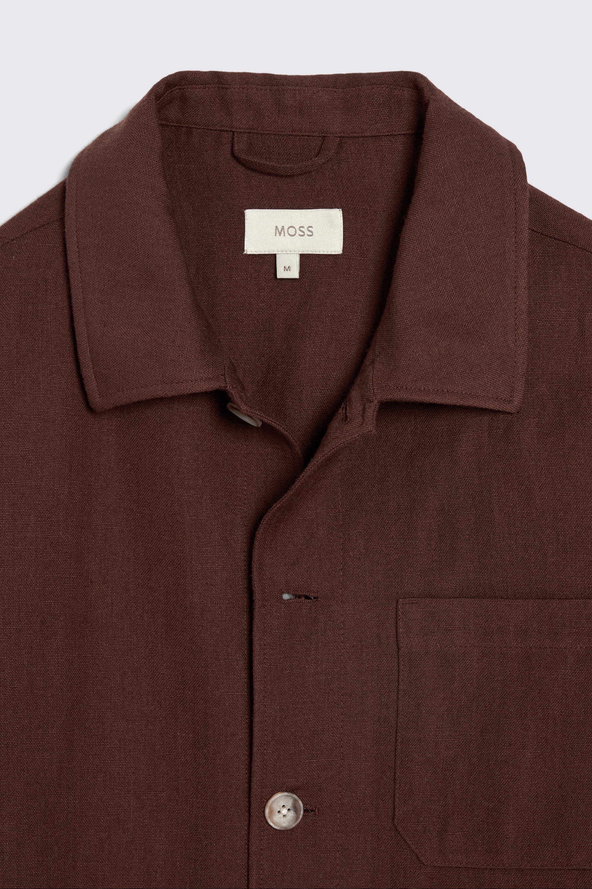 Copper Wool Linen Shacket