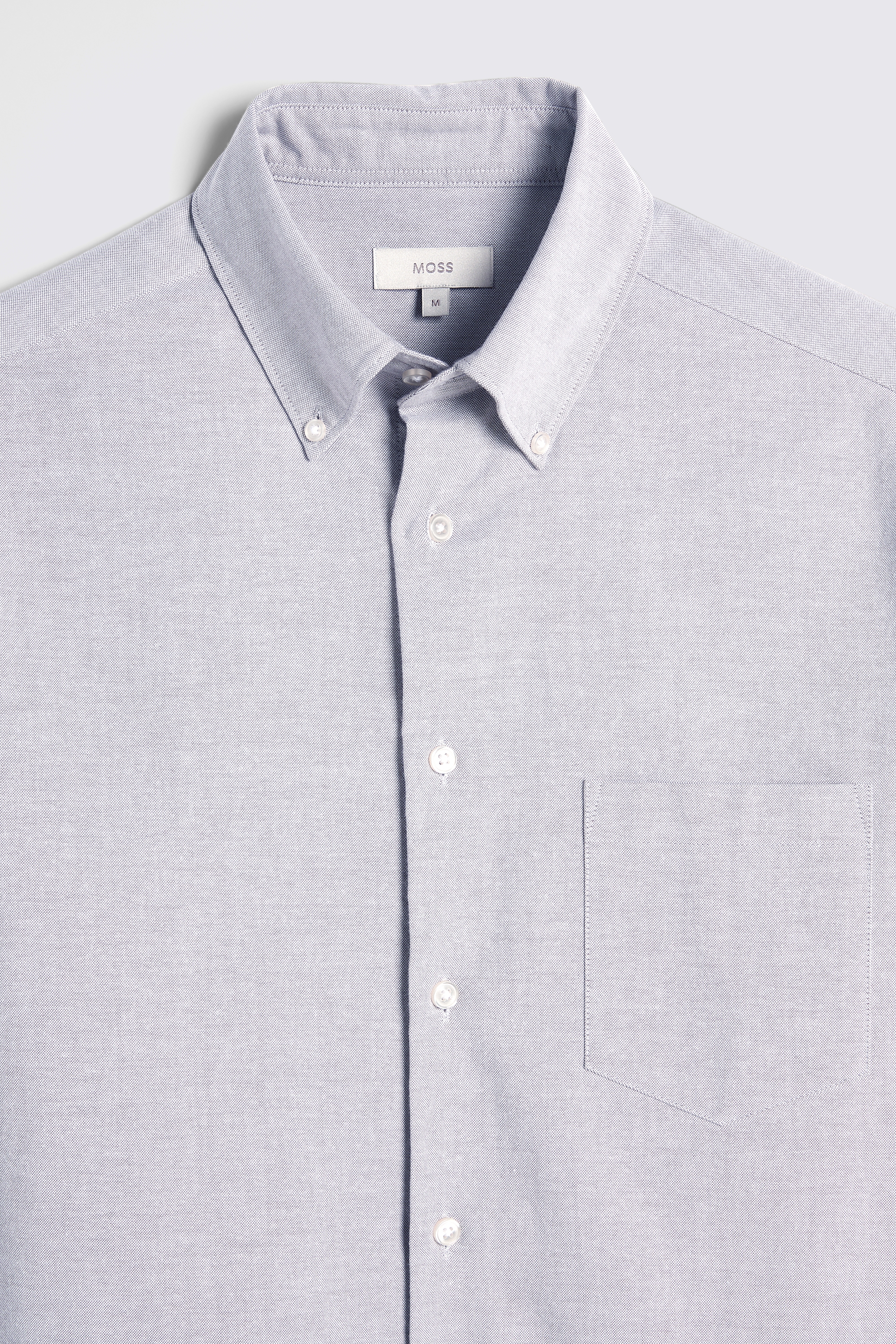 Light Taupe Washed Oxford Shirt