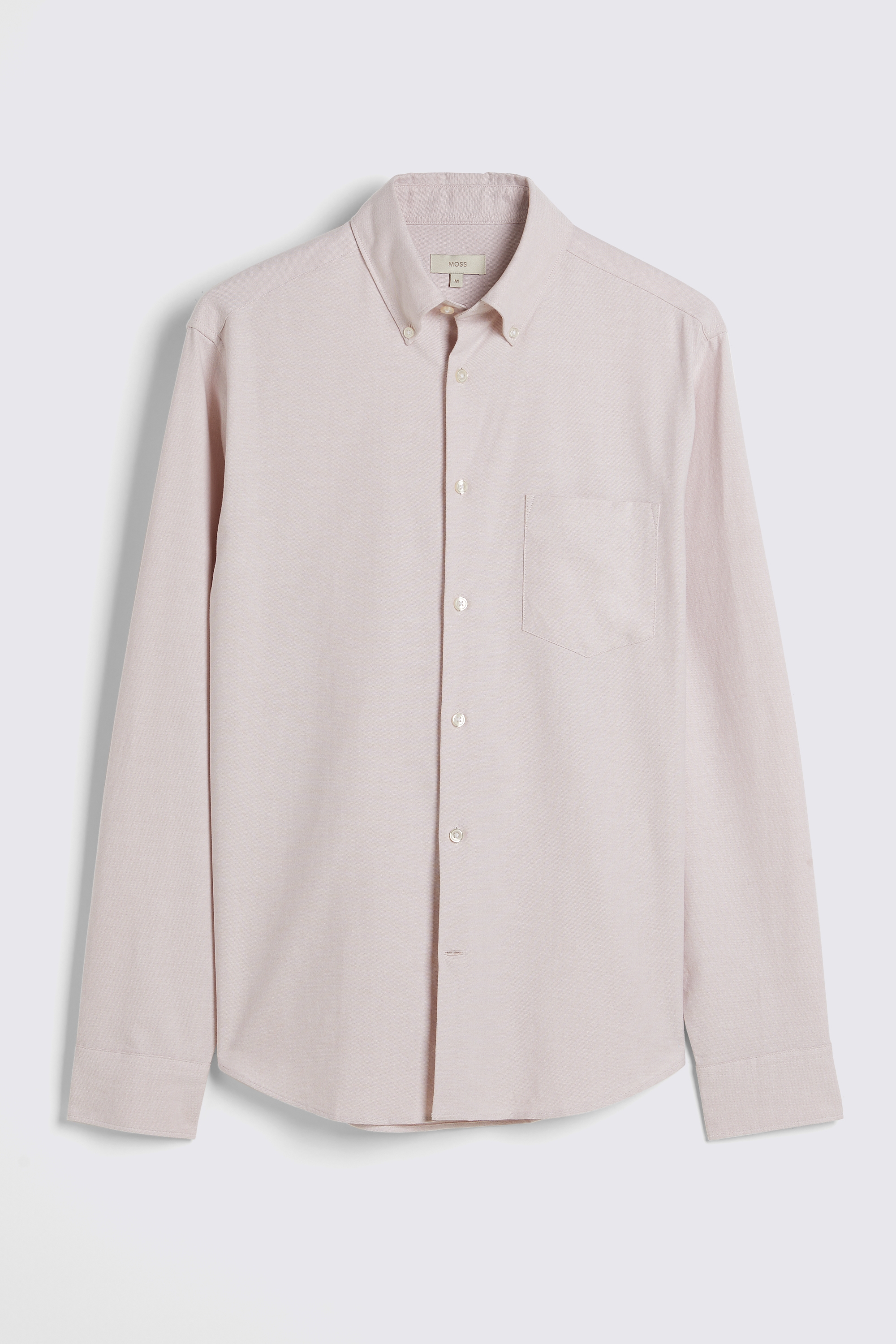 Rose Taupe Washed Oxford Shirt