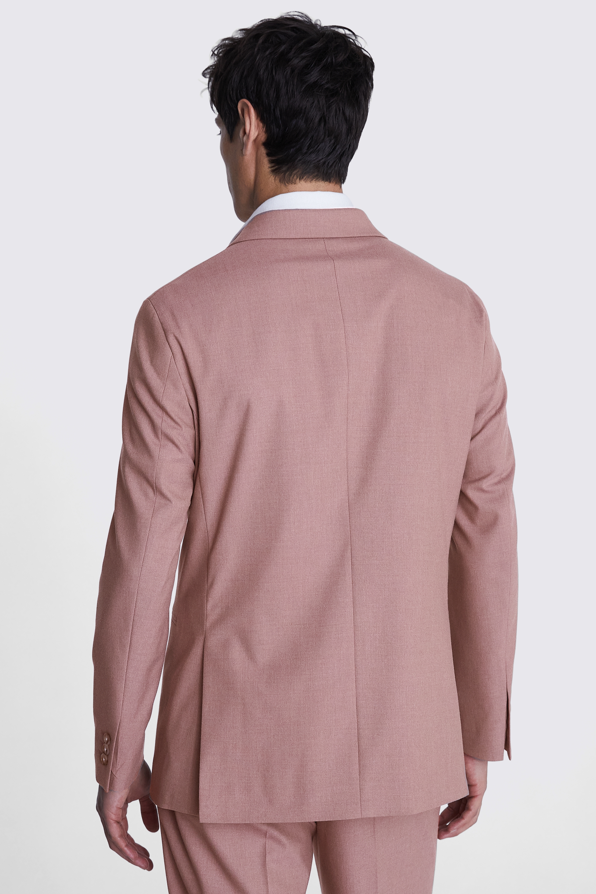 Relaxed Fit Dusty Pink Flannel Jacket