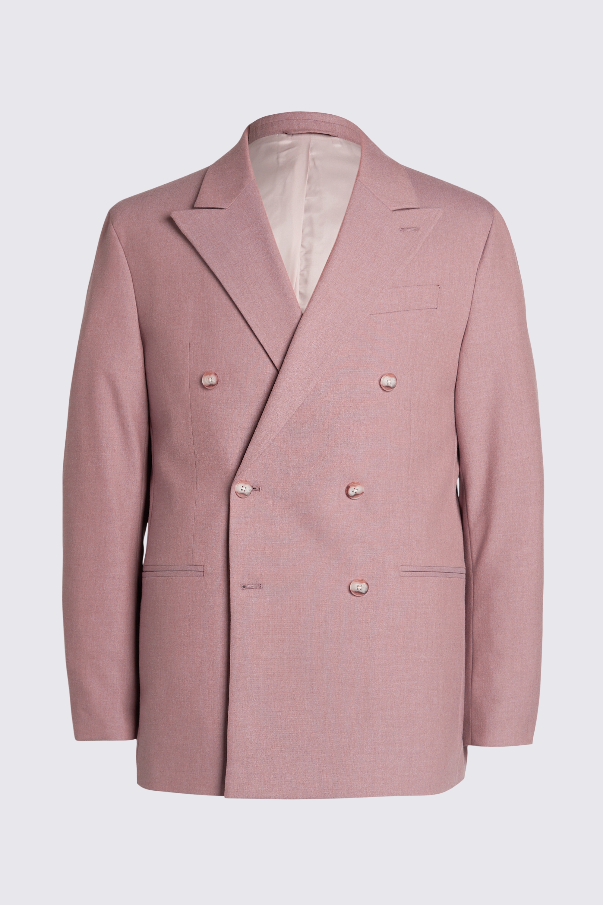 Relaxed Fit Dusty Pink Flannel Jacket