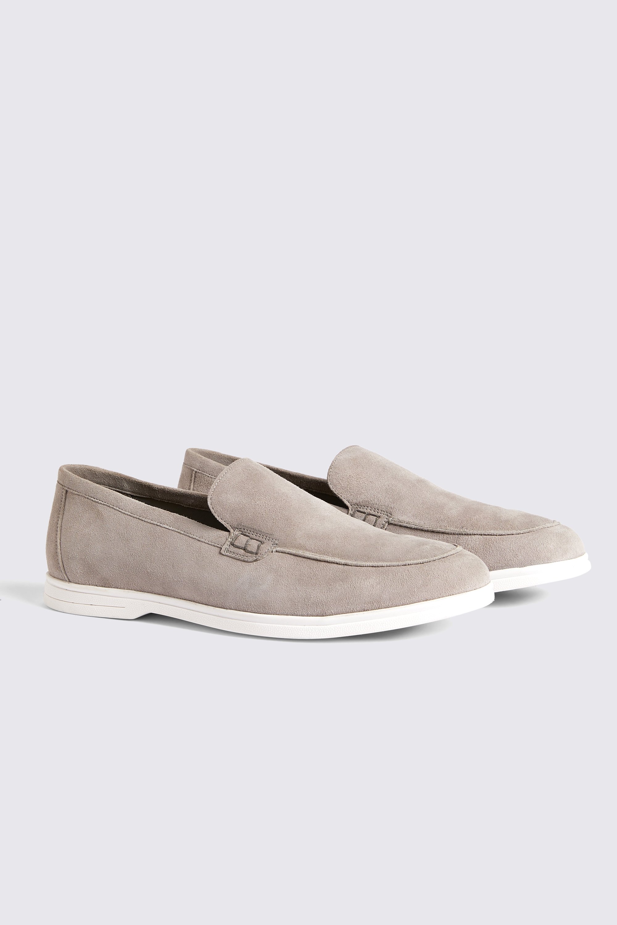 Lewisham Taupe Suede Casual Loafers