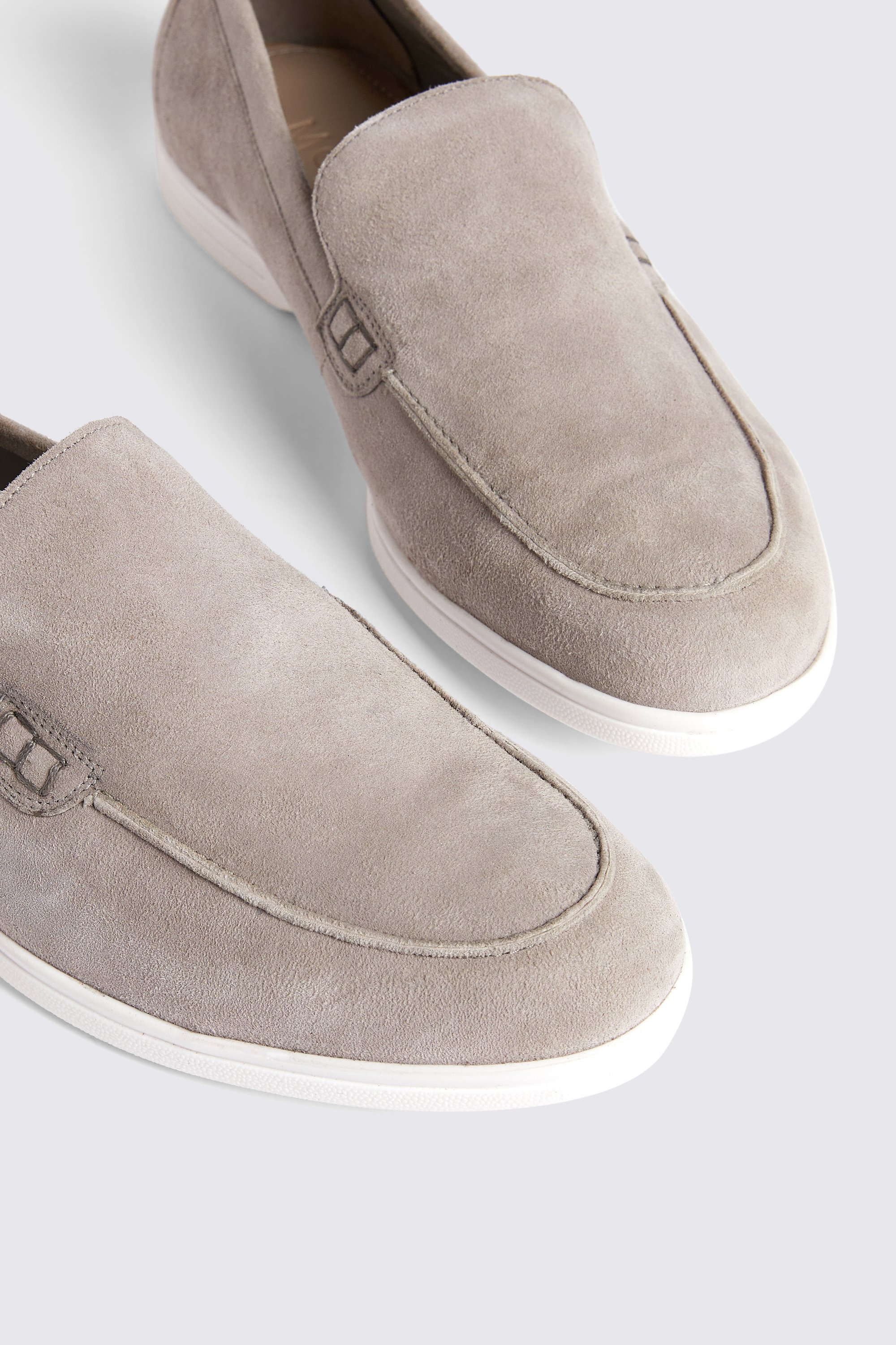 Lewisham Taupe Suede Casual Loafers
