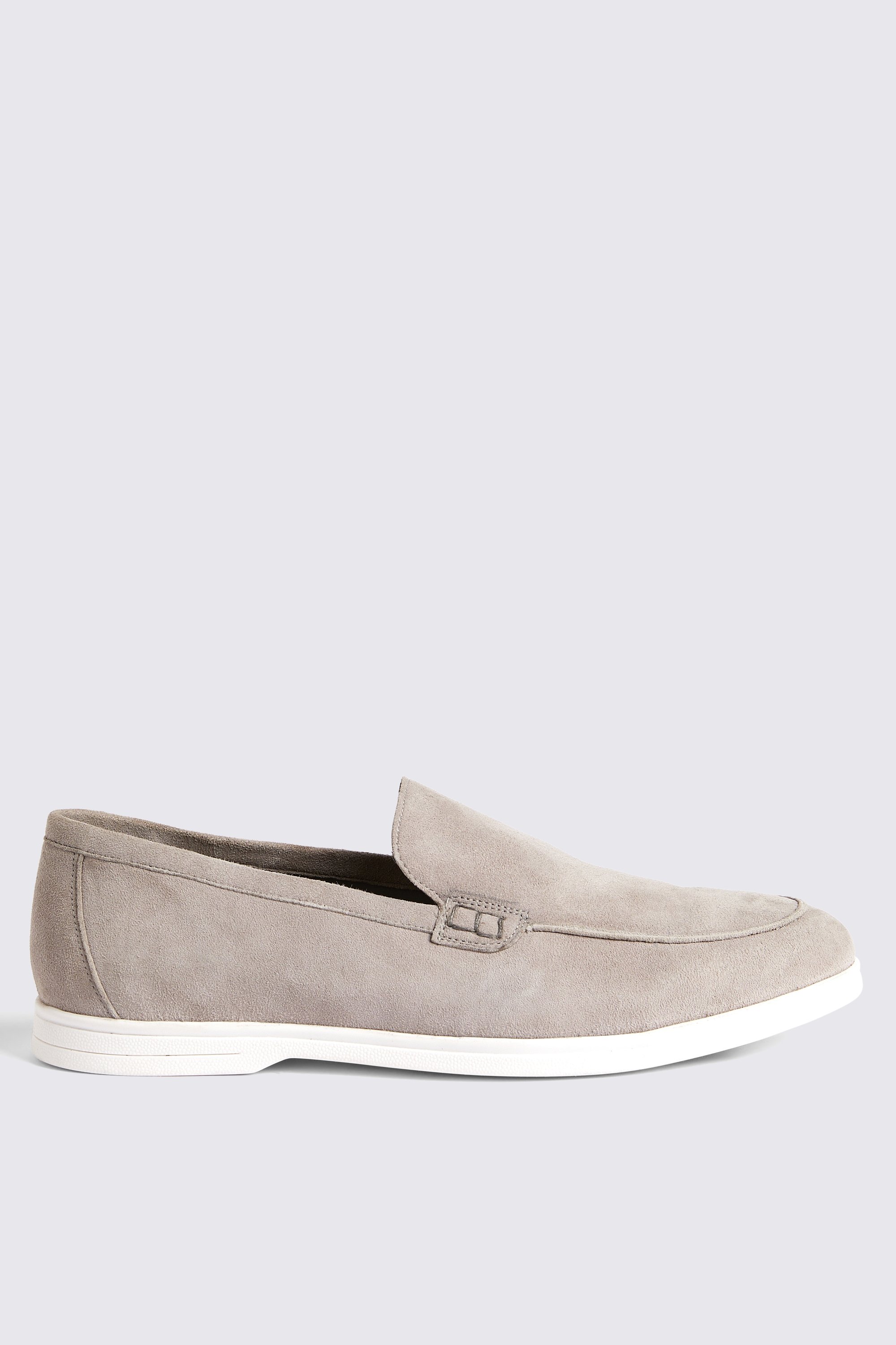 Lewisham Taupe Suede Casual Loafers