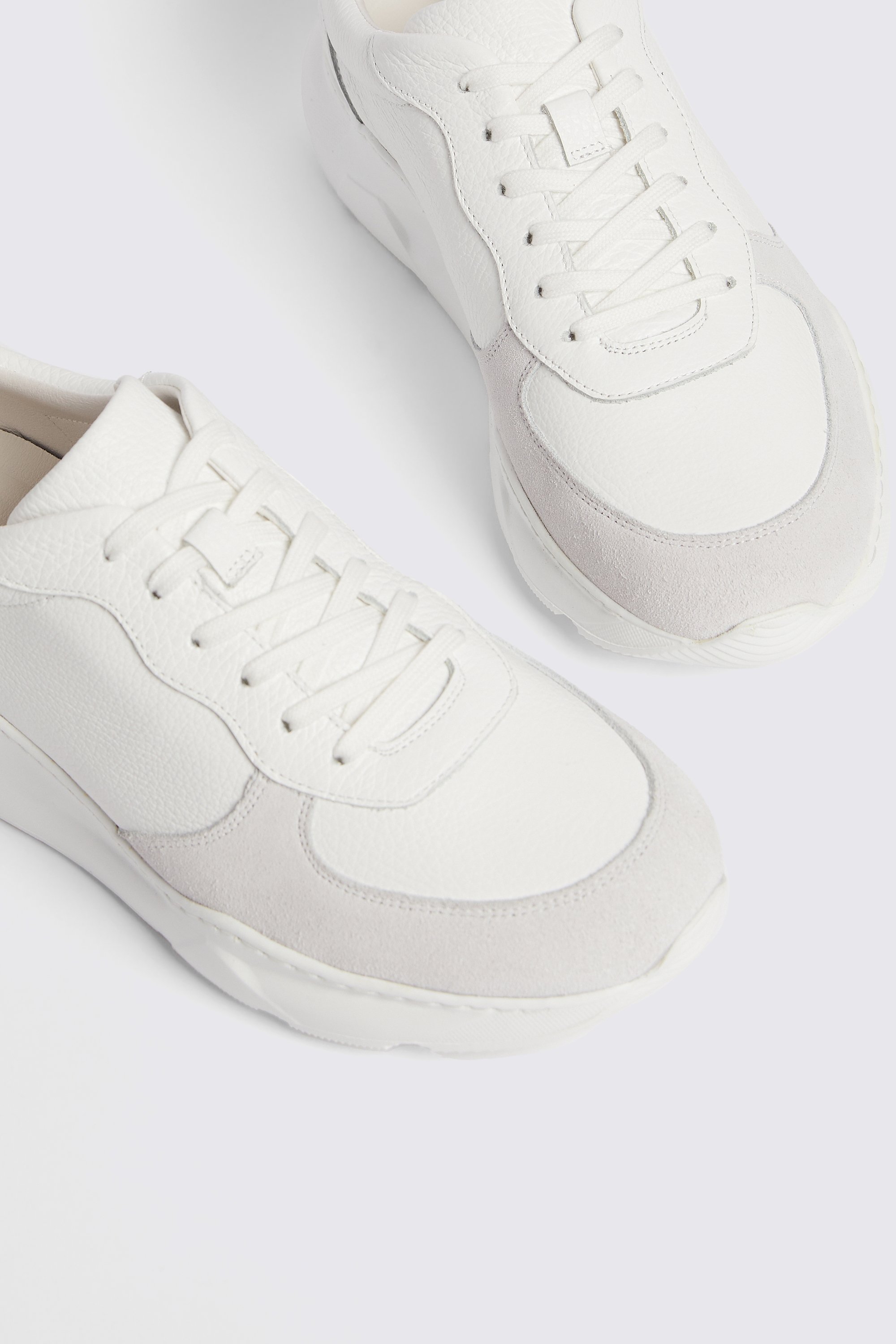 Belfast White Chunky Trainers | Buy Online at Moss