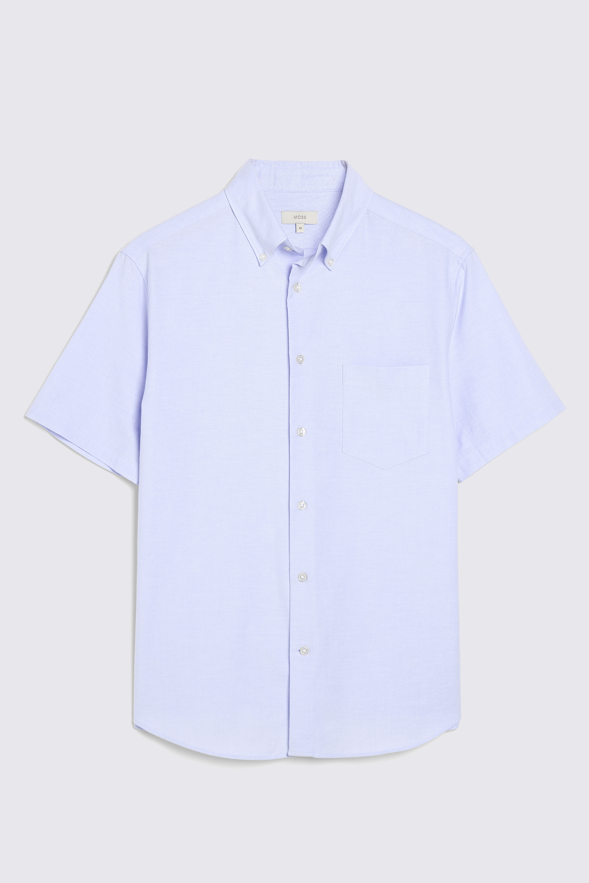 Sky Short Sleeve Washed Oxford Shirt | Buy Online at Moss