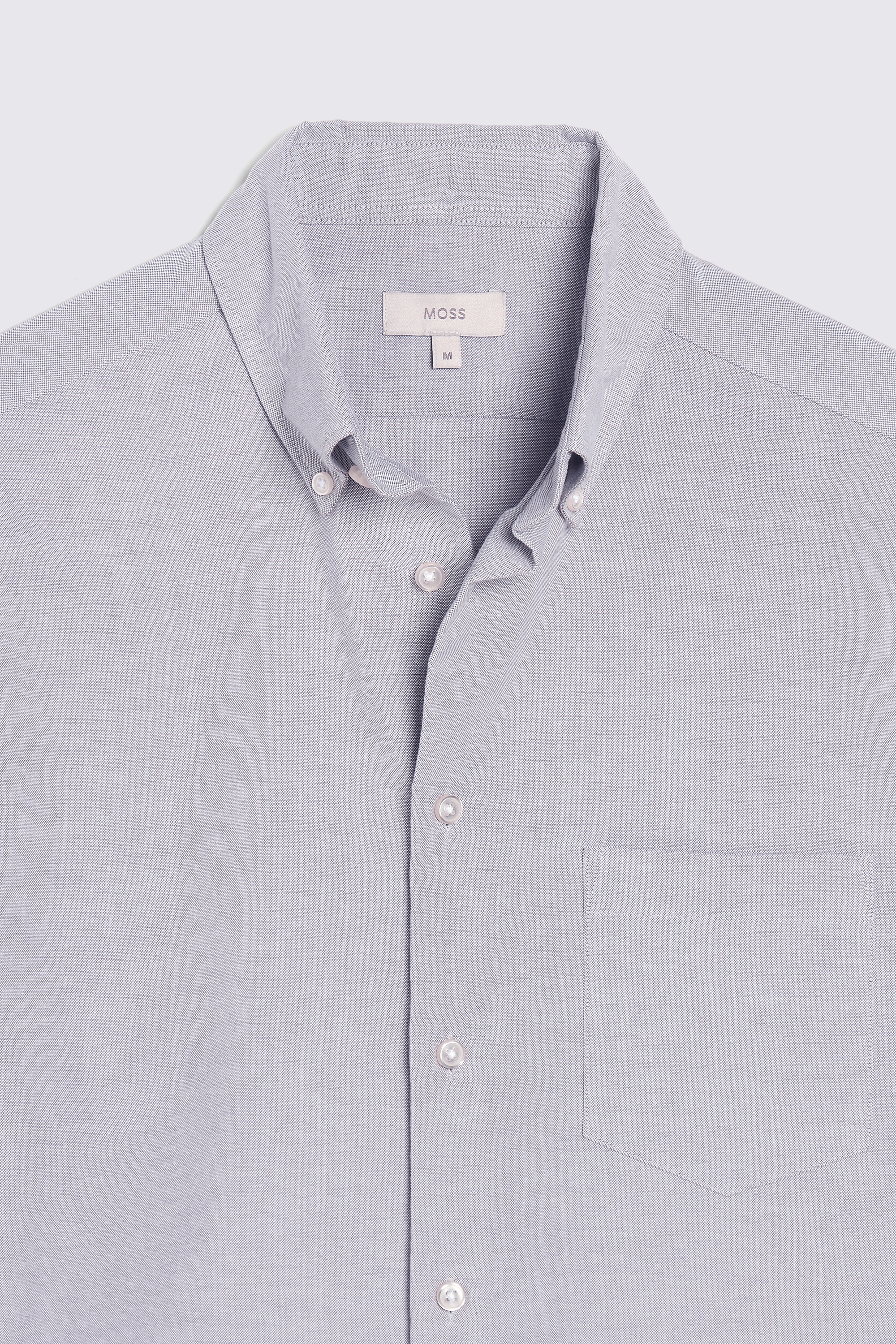 Light Taupe Short Sleeve Washed Oxford Shirt
