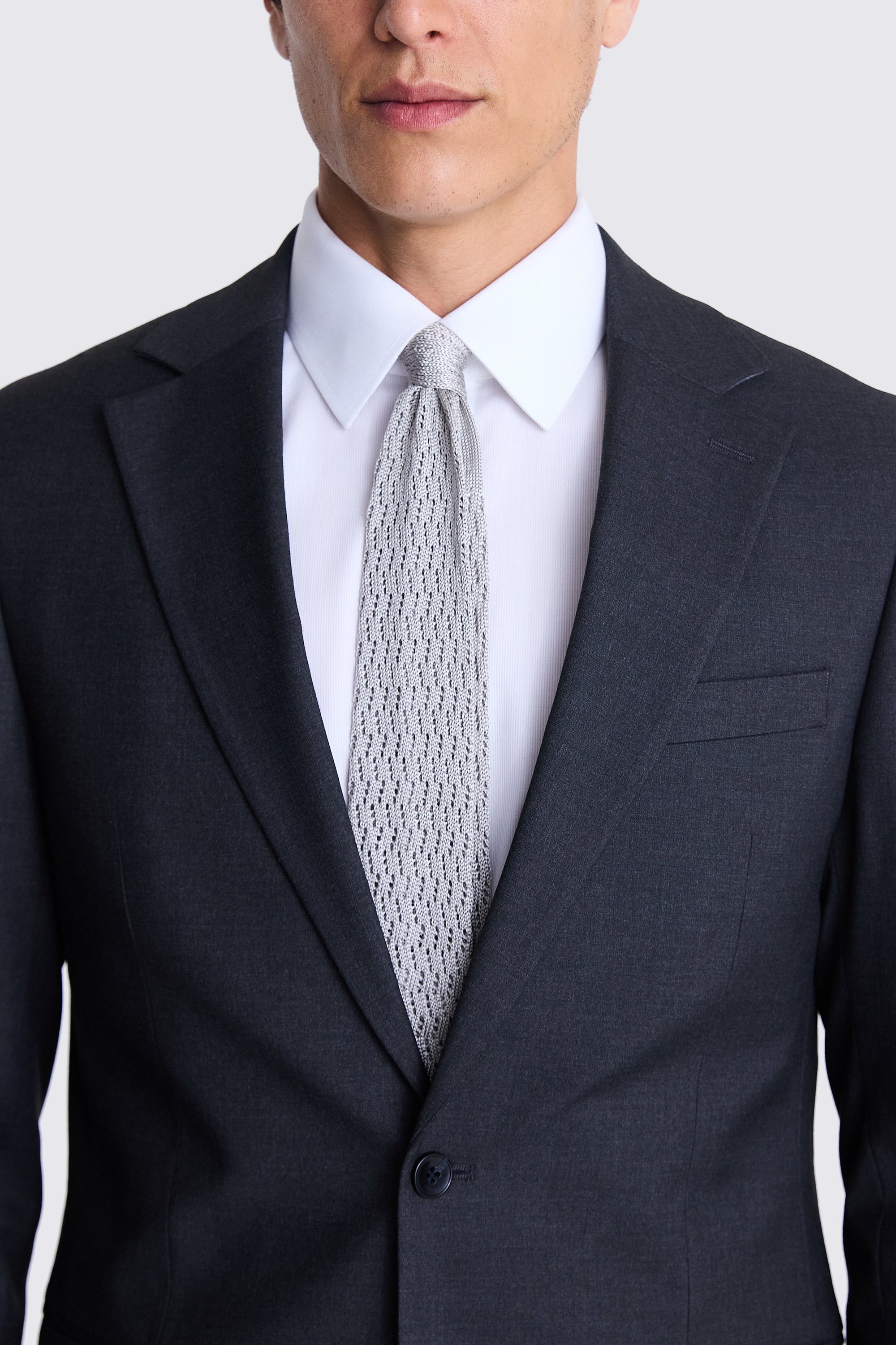 Custom Made charcoal stretch suit