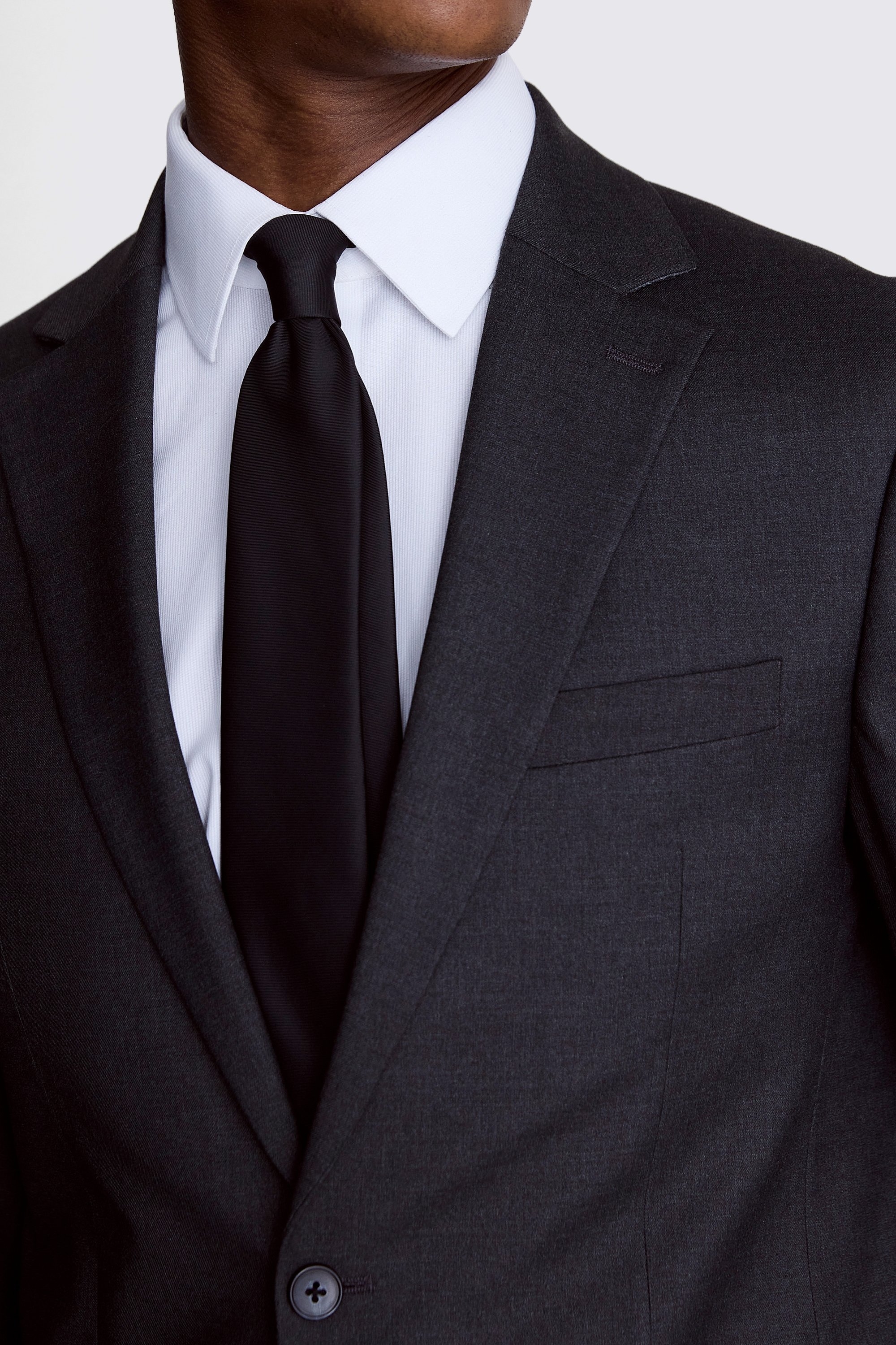 Custom Made charcoal stretch suit