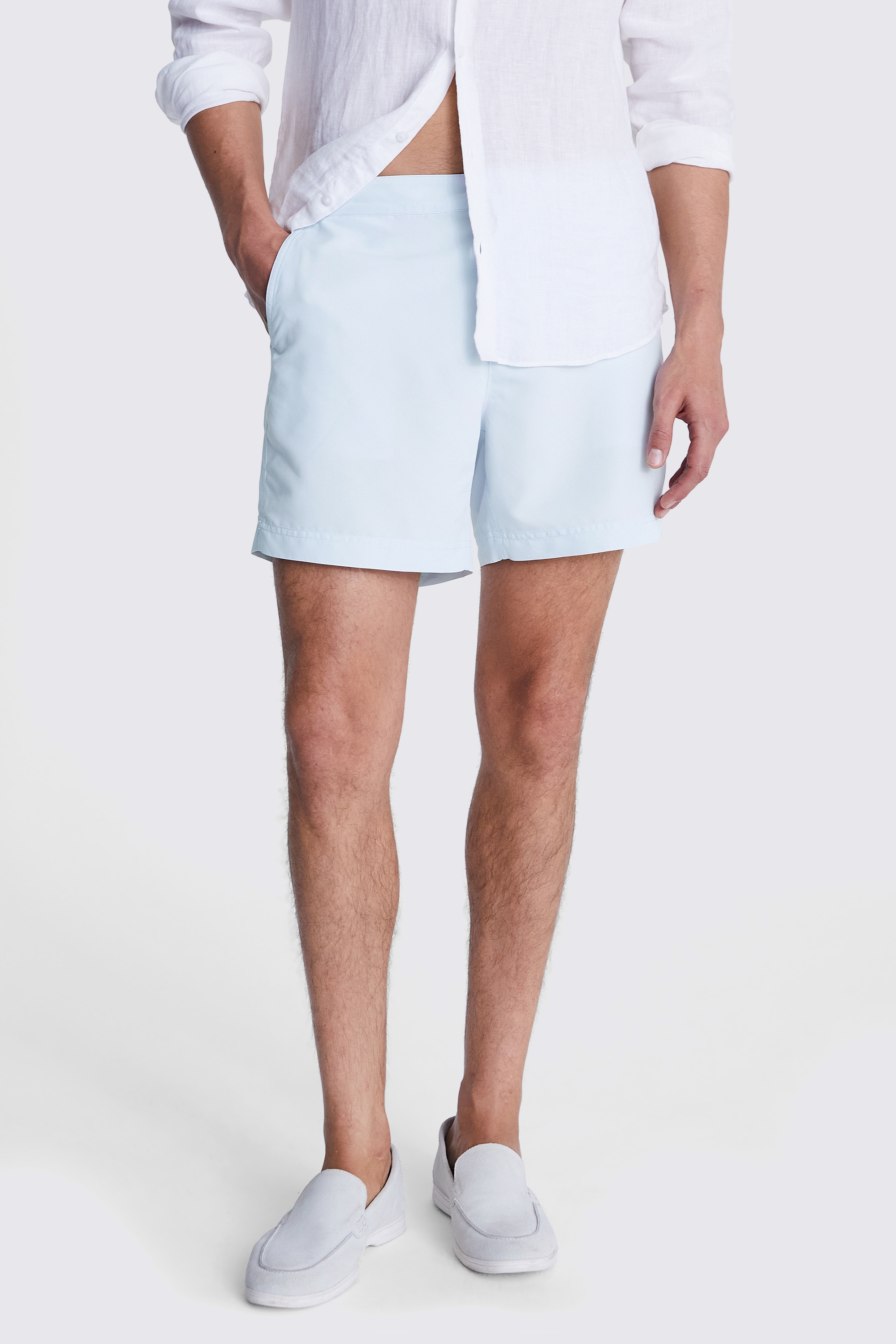 Sky Peached Smart Swim Shorts