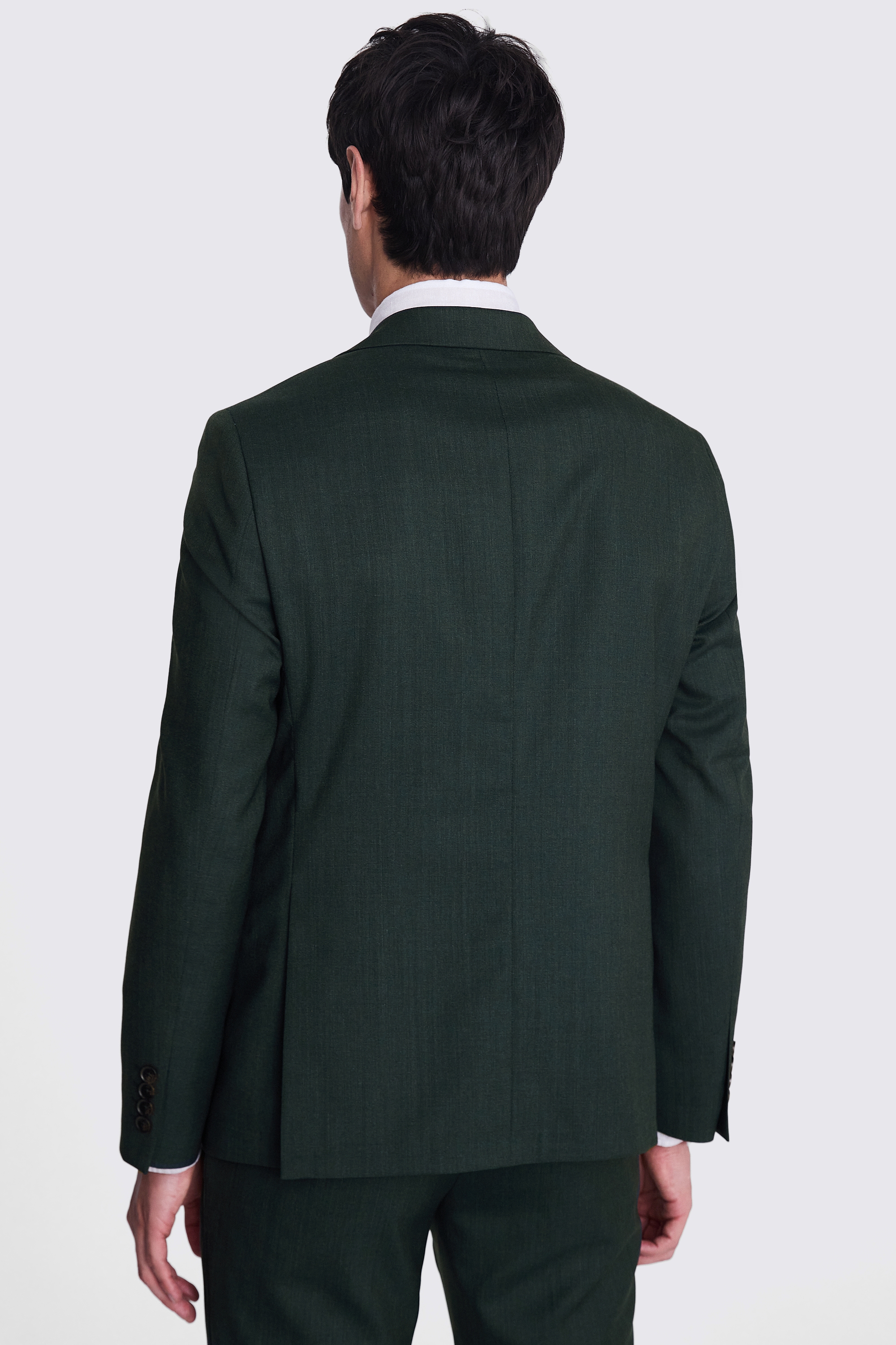 Italian Tailored Fit Green Half Lined Jacket