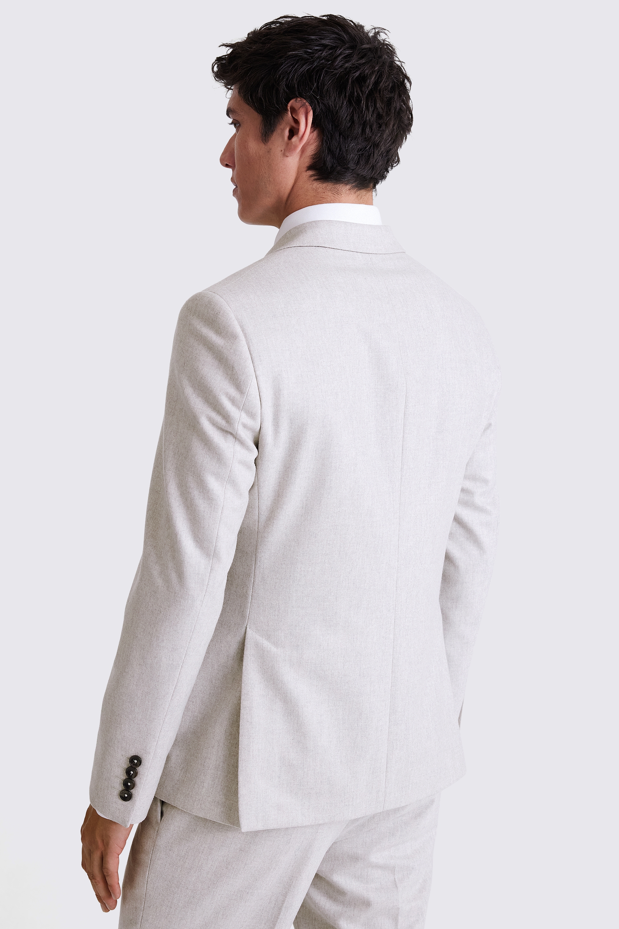 Italian Tailored Fit Light Grey Jacket