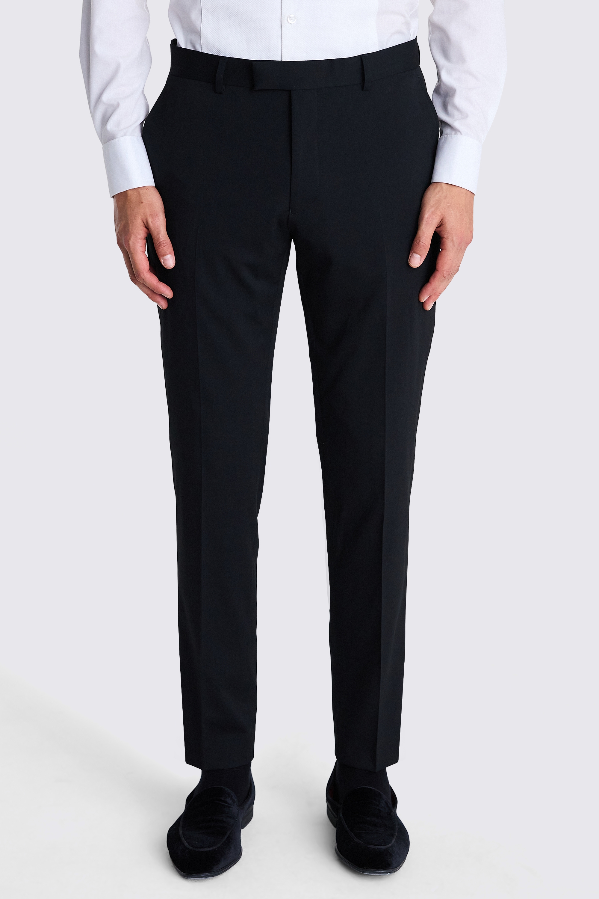 Ted Baker Tailored Fit Black Trousers | Buy Online at Moss