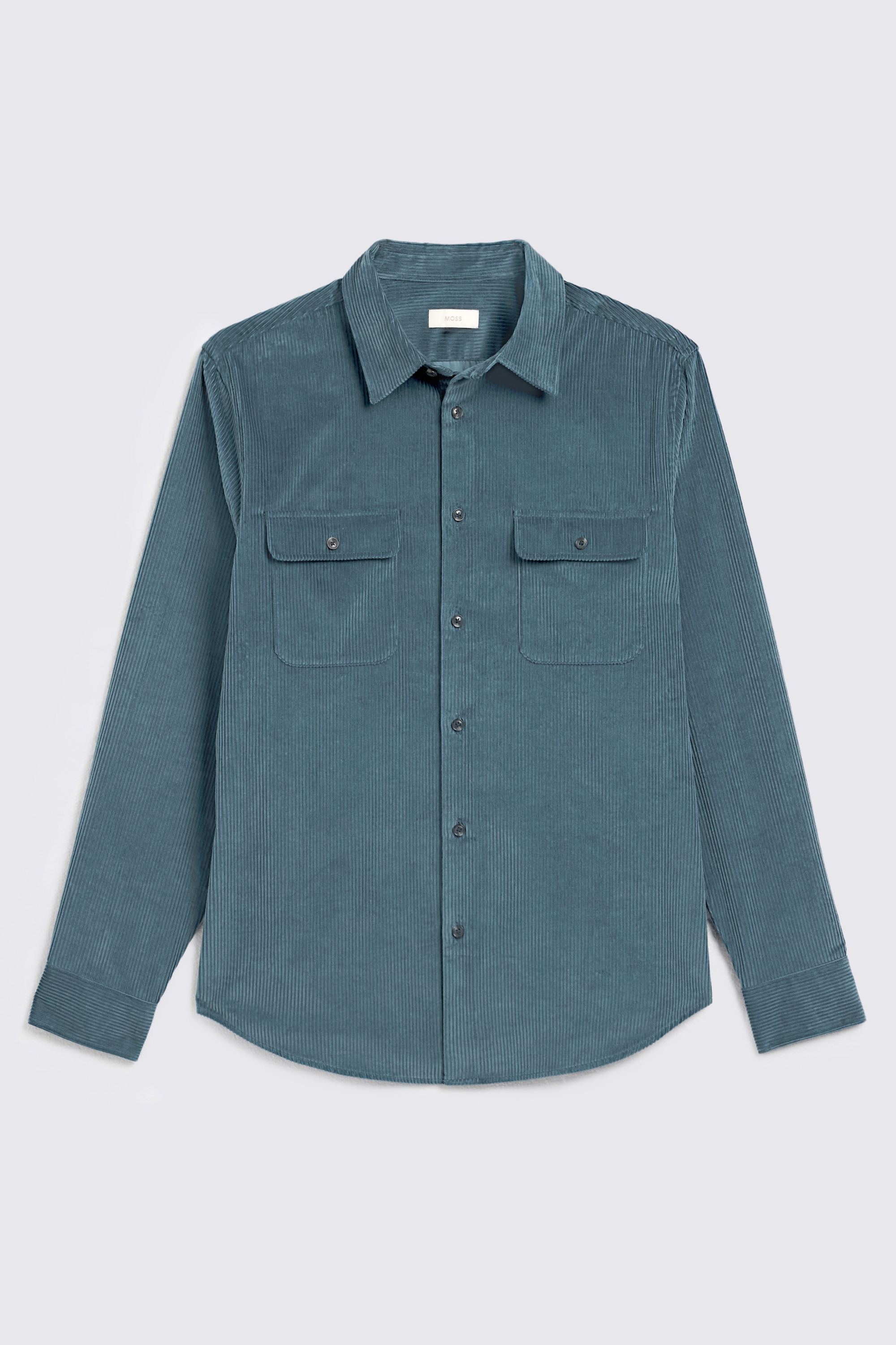 Teal Corduroy Overshirt