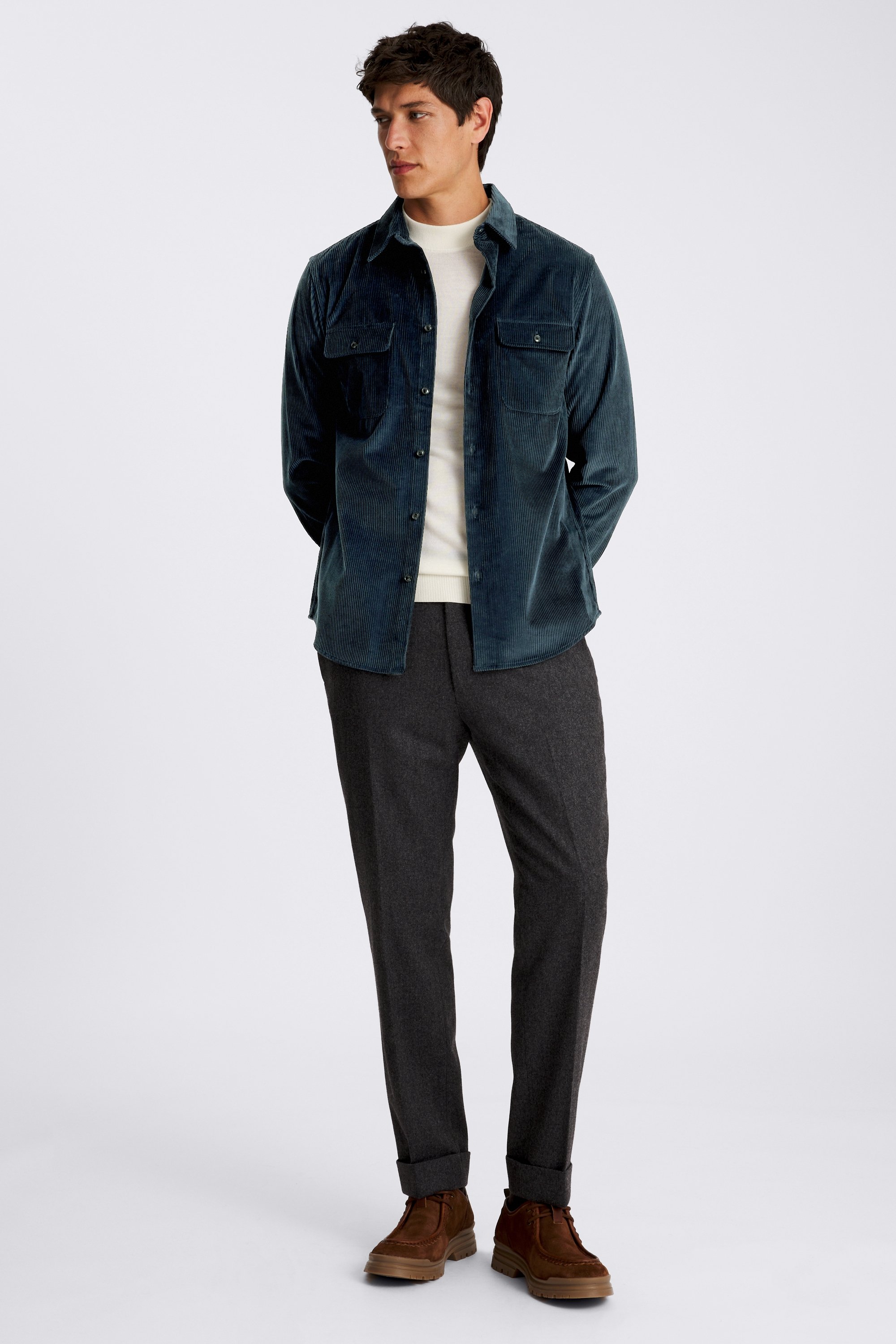 Ink Corduroy Overshirt