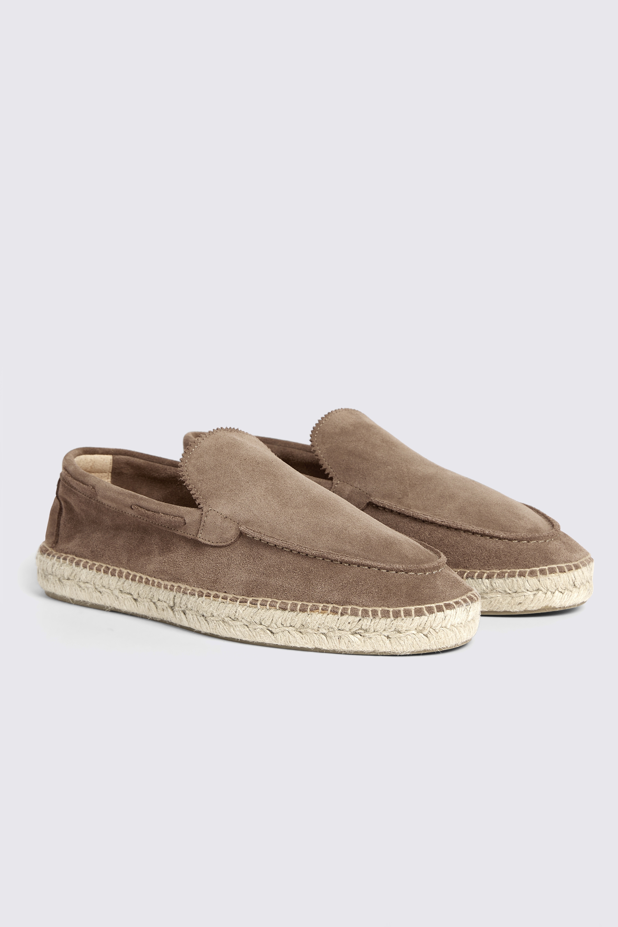 Taupe Suede Espadrille