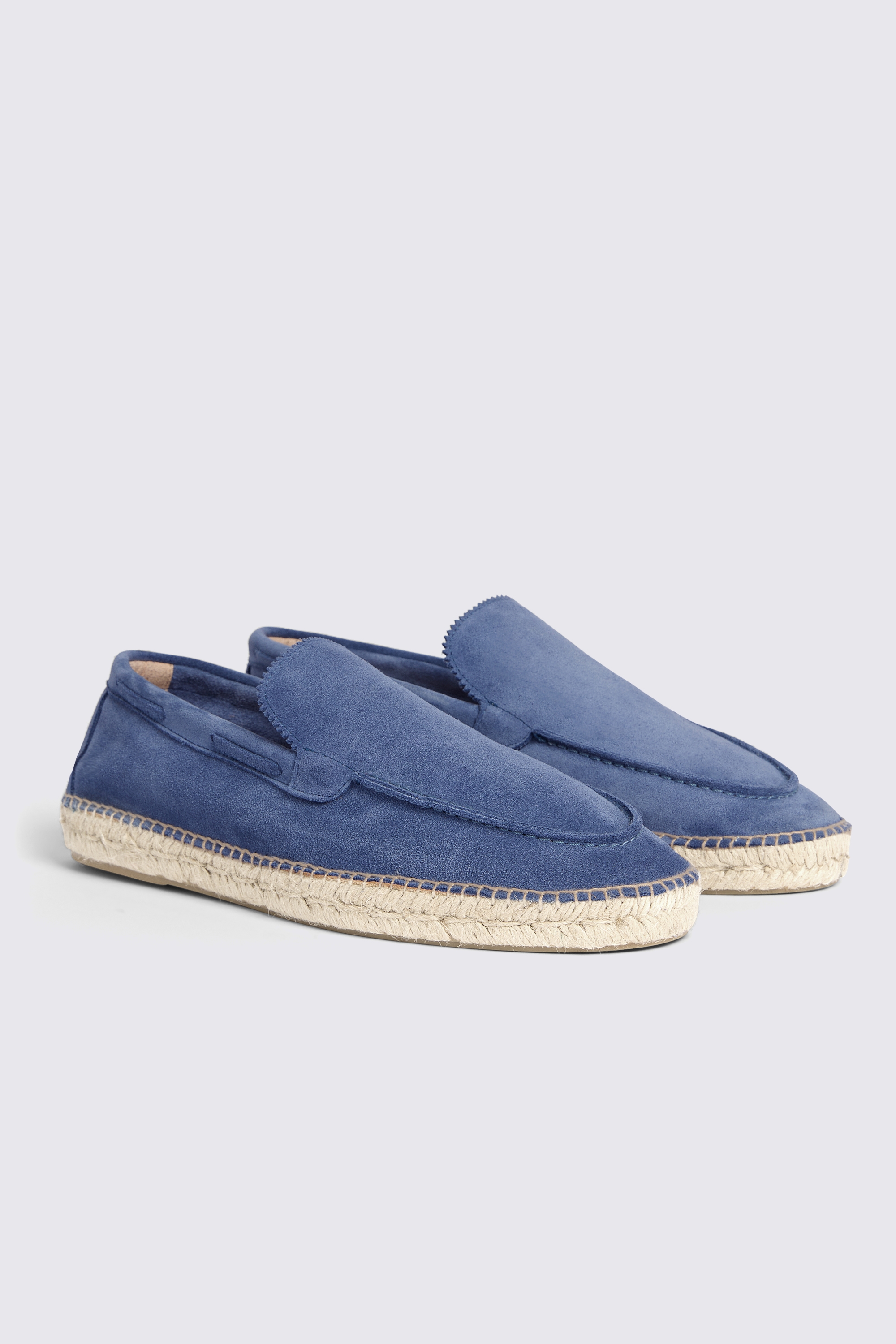 Blue Suede Espadrille