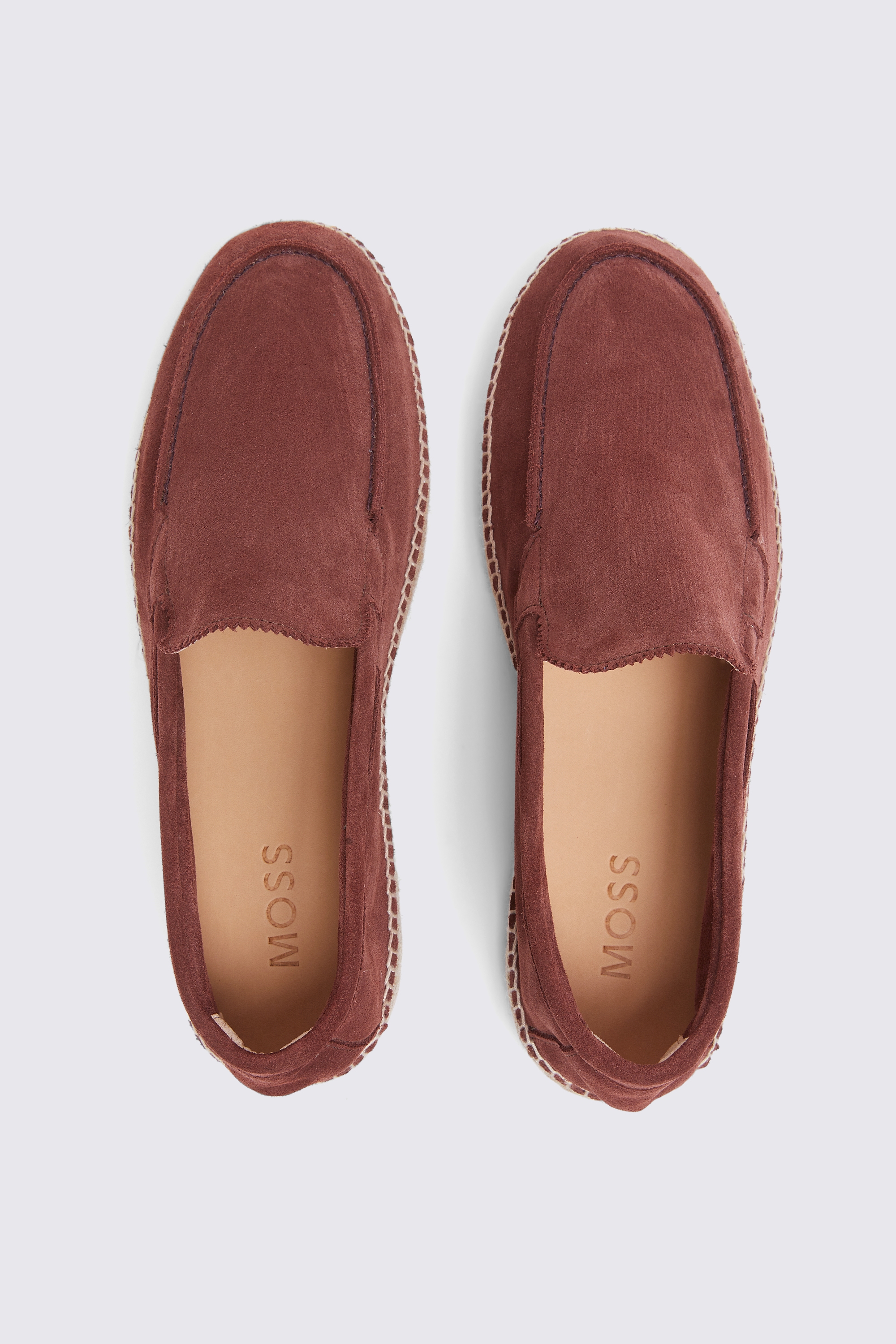 Rust Suede Espadrille