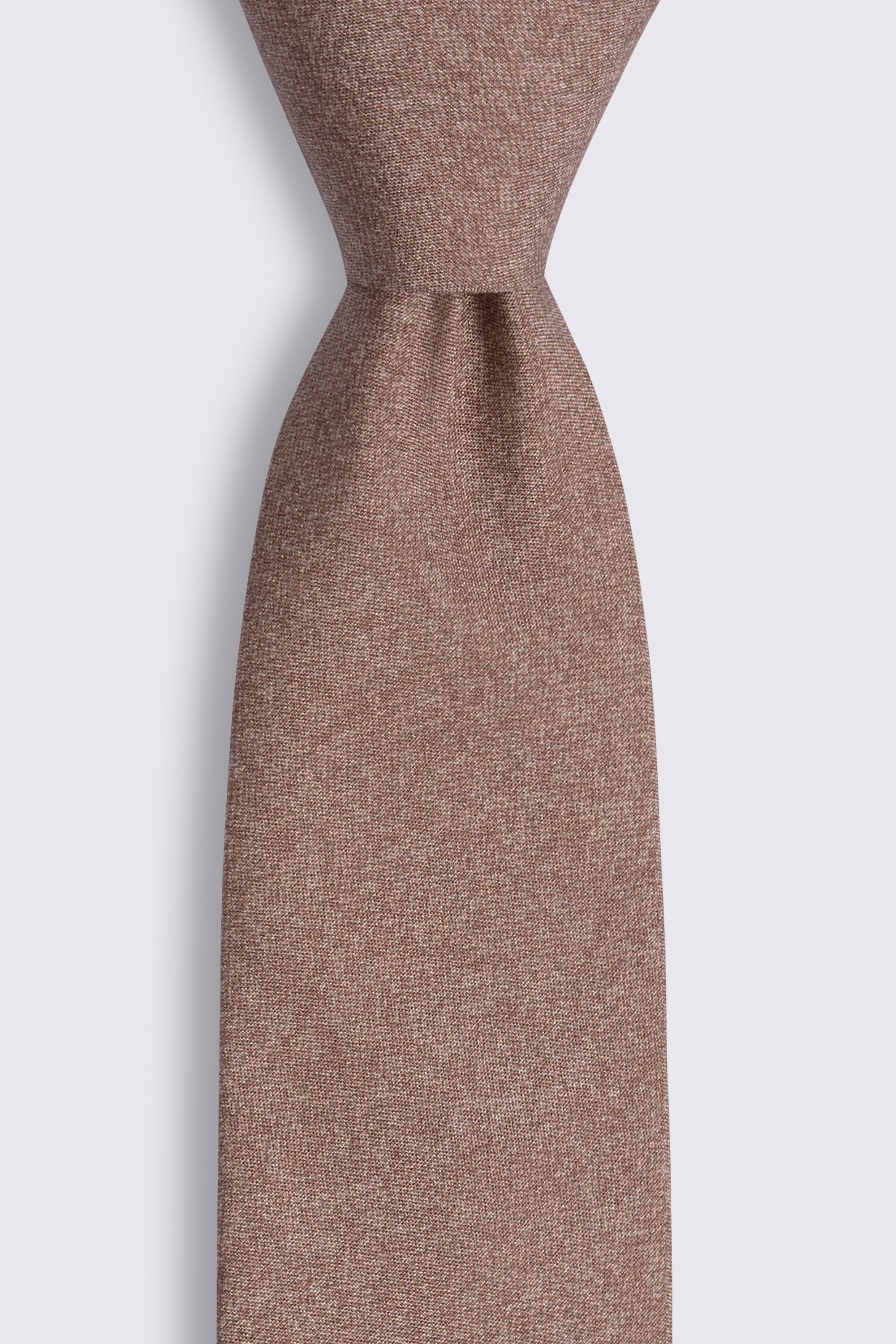 Bottinelli Dusty Rose Silk Semi-Plain Tie