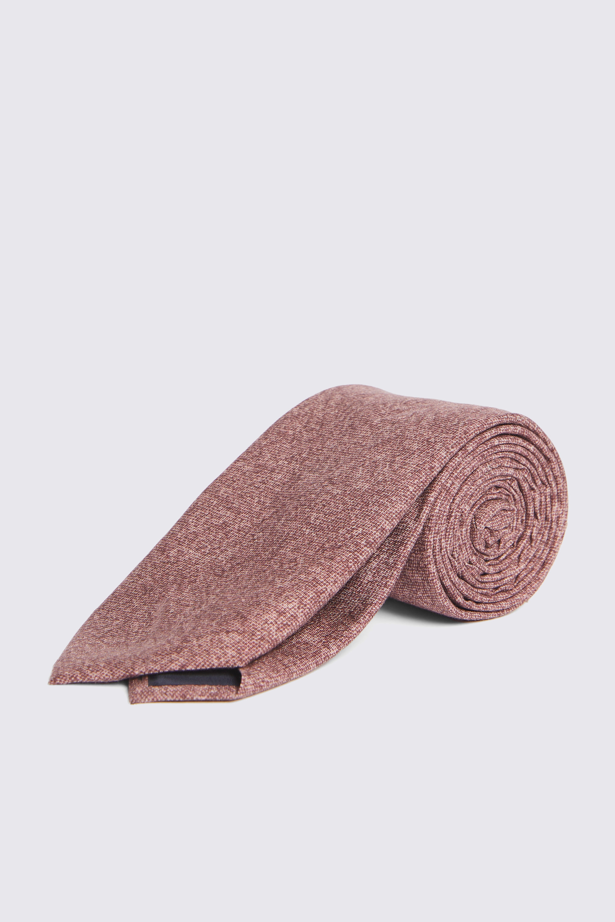 Bottinelli Rose Pink Silk Semi-Plain Tie