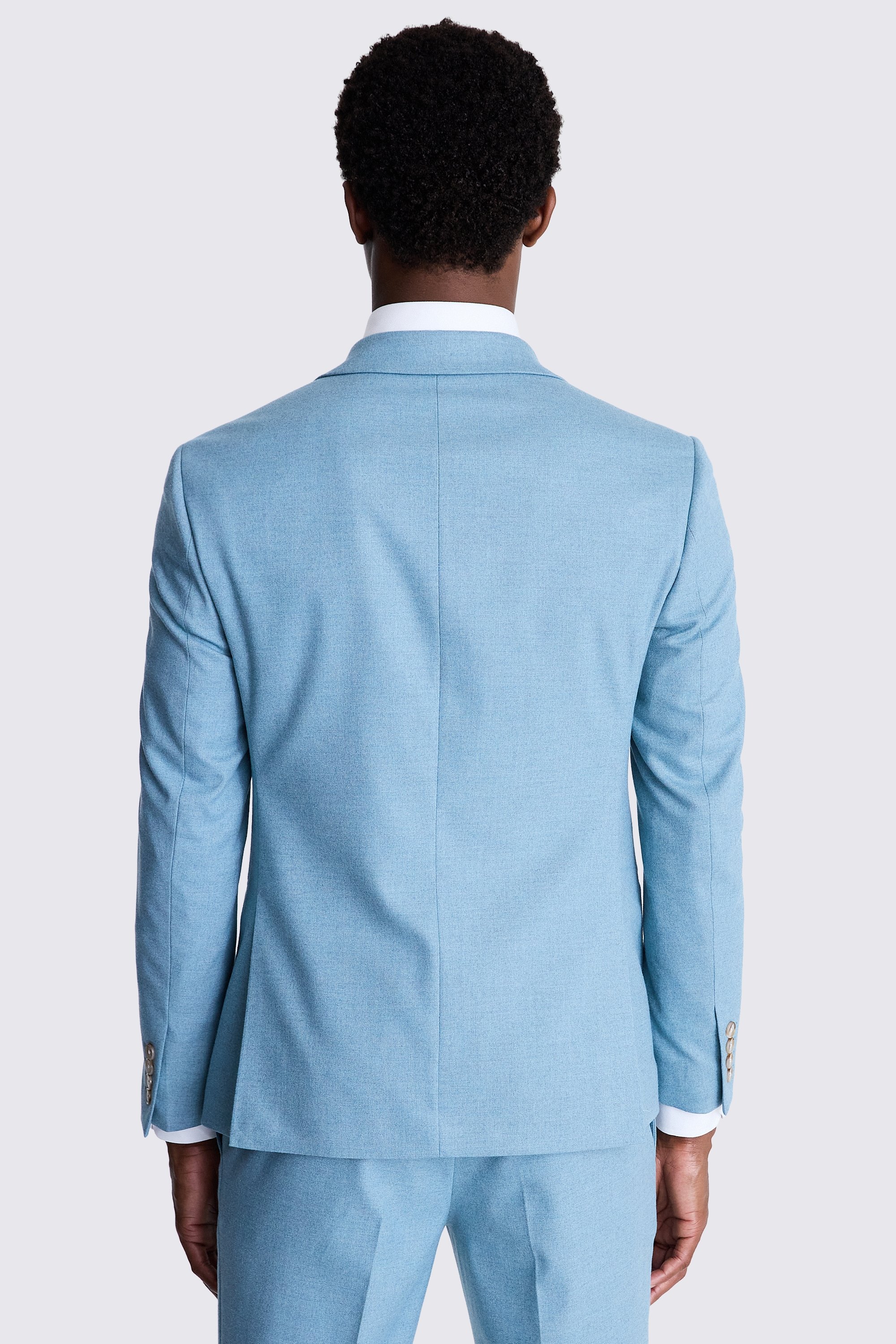 Slim Fit Duck Egg Flannel Jacket