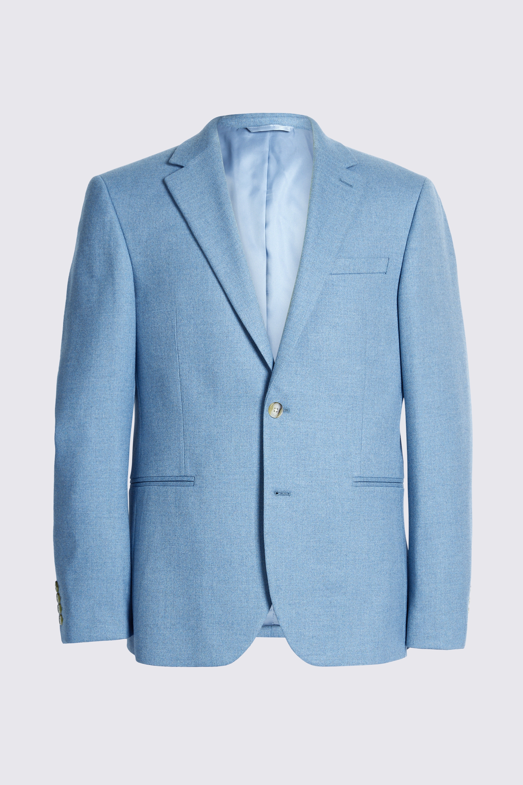 Slim Fit Duck Egg Flannel Jacket