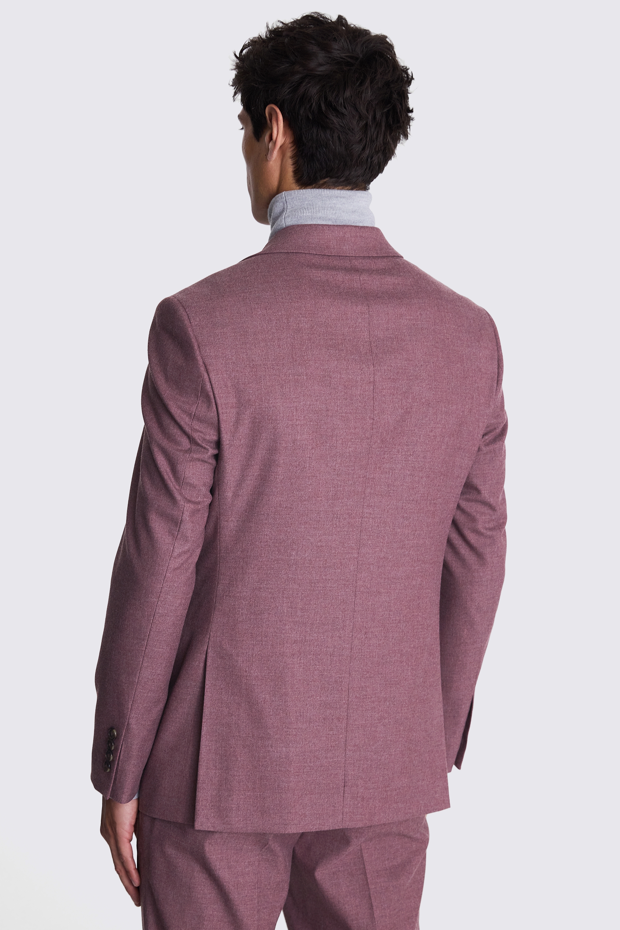 Tailored Fit Mulberry Flannel Jacket