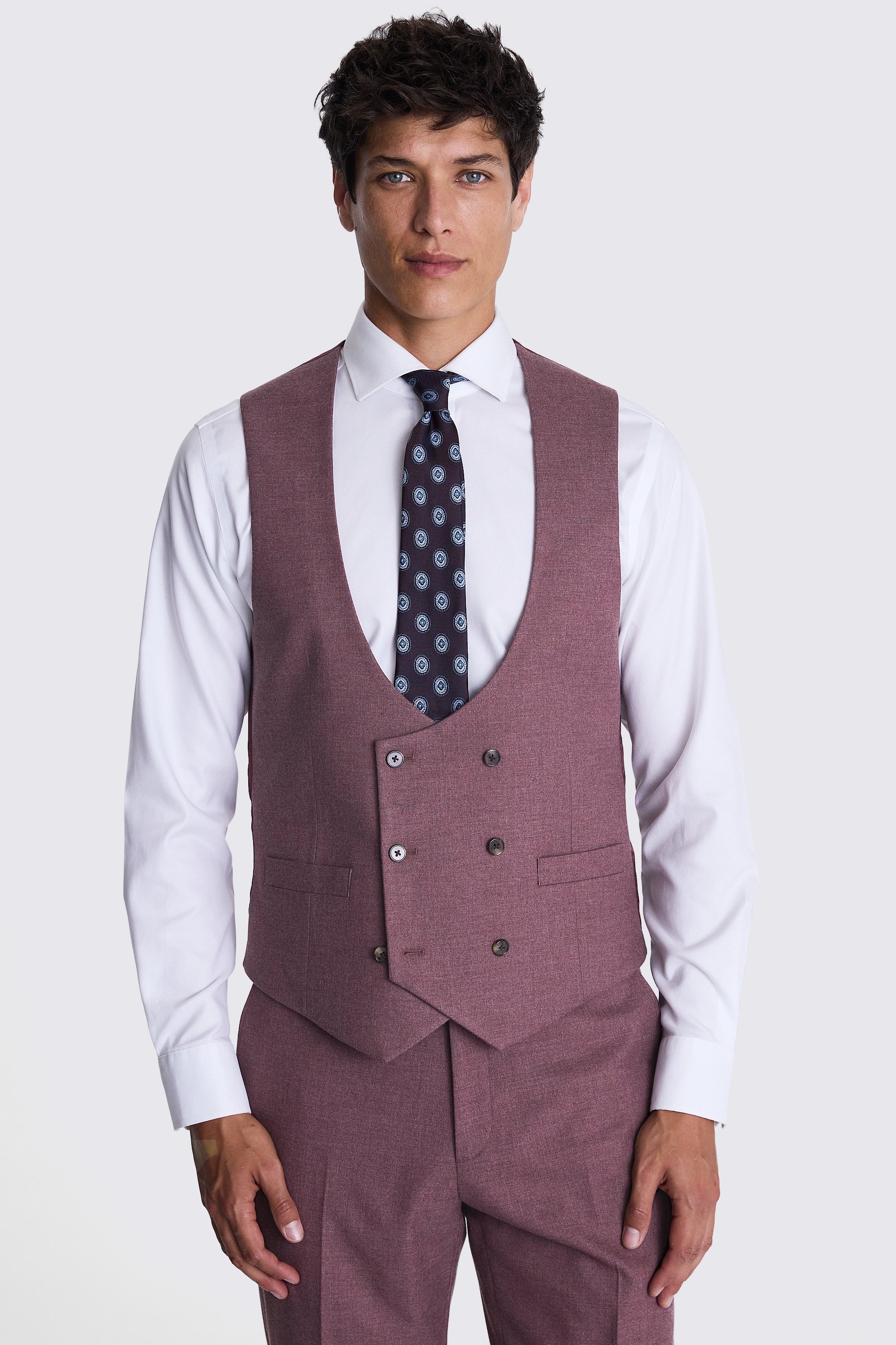 Tailored Fit Mulberry Flannel Jacket
